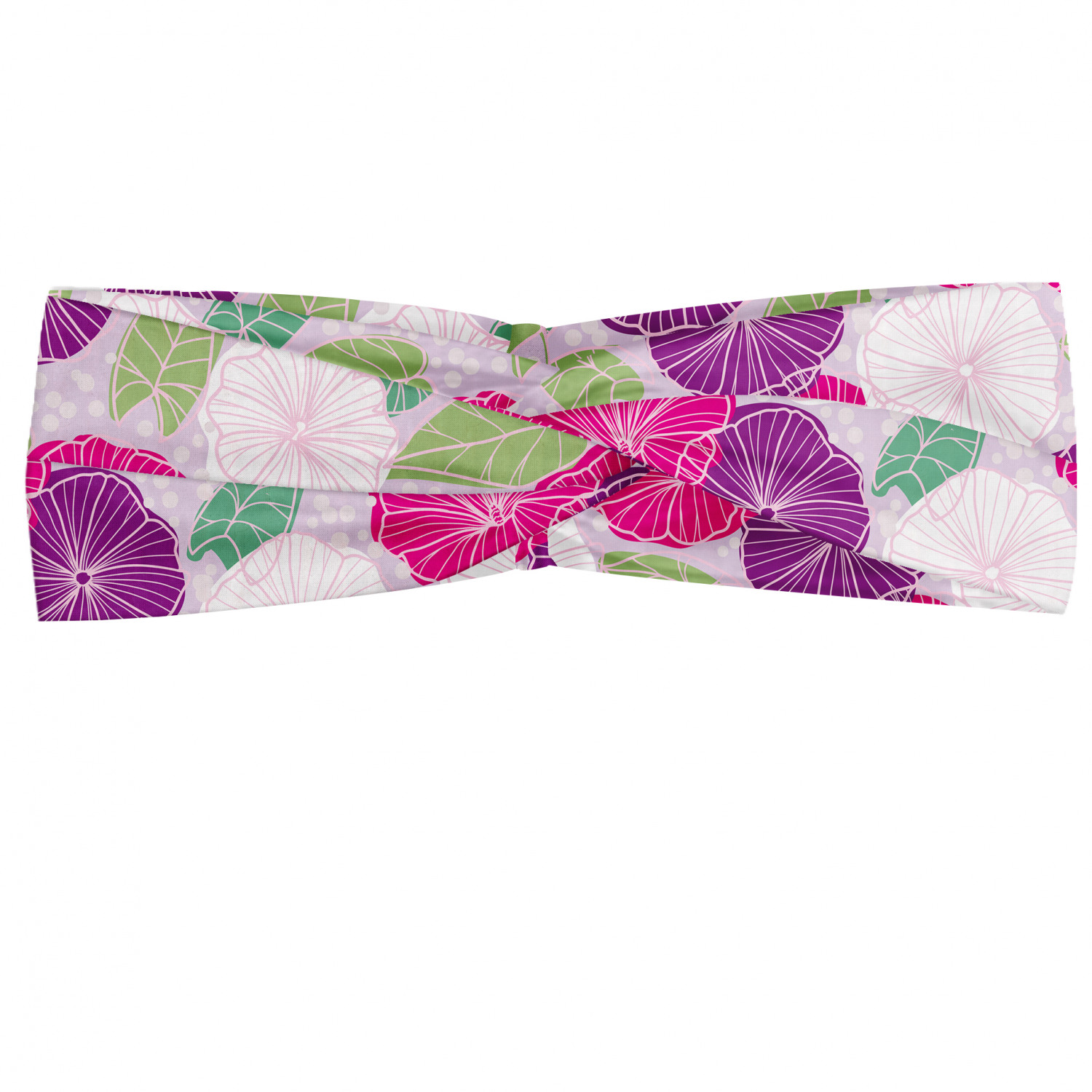 Ambesonne Botanical Form Headband Elastic Soft Women's Bandana for Daily Use - Picture 48 of 123