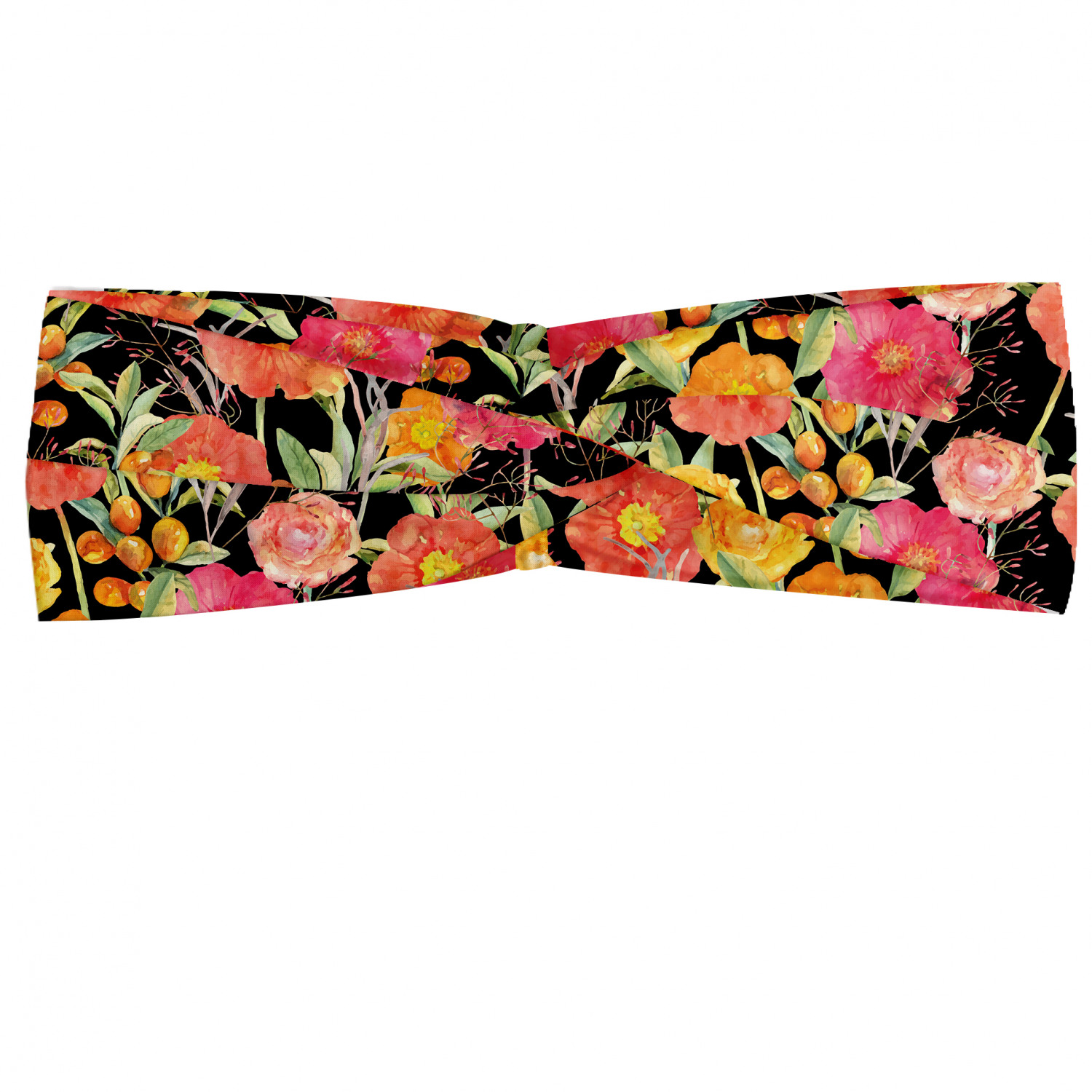 Ambesonne Botanical Form Headband Elastic Soft Women's Bandana for Daily Use - Picture 116 of 123