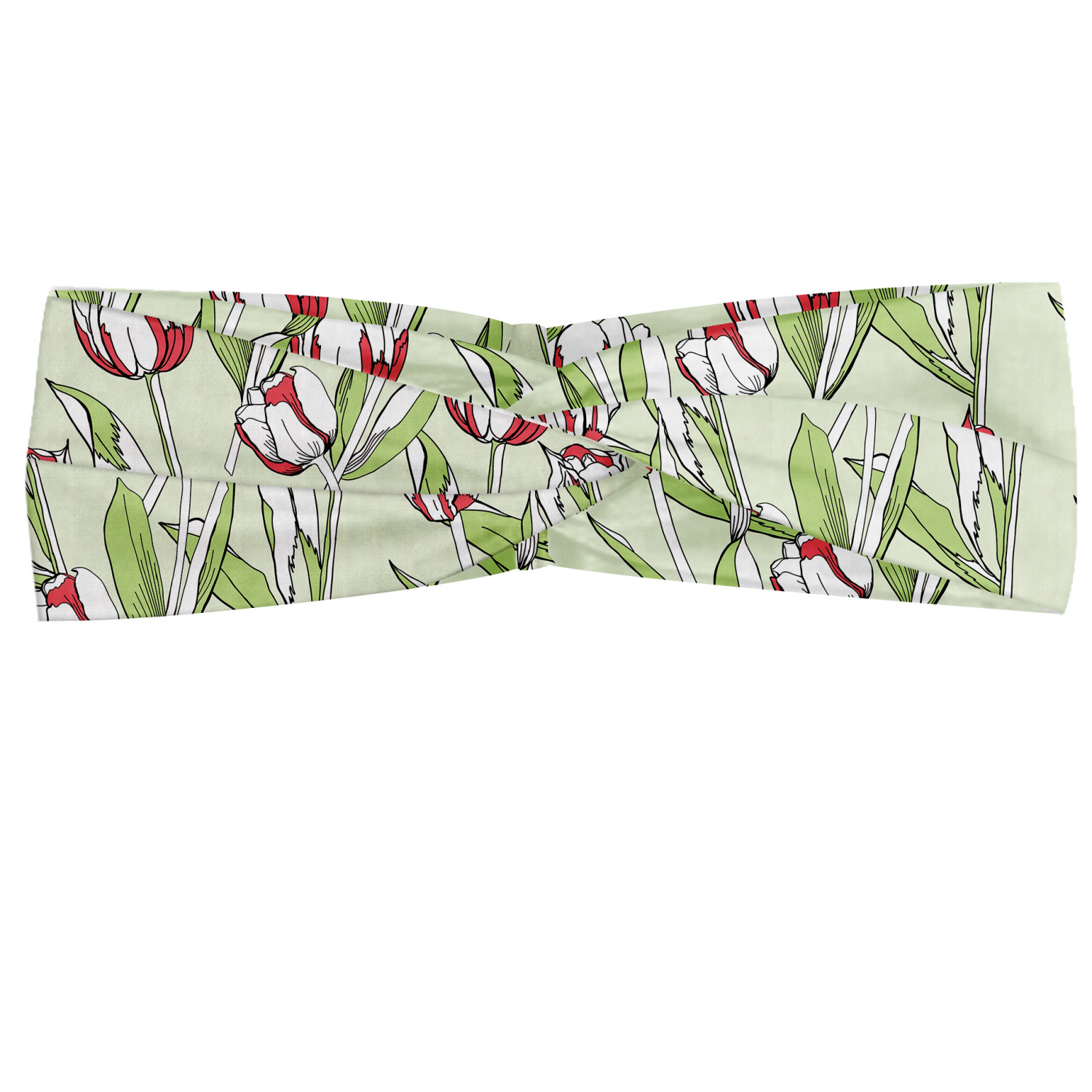 Ambesonne Botanical Form Headband Elastic Soft Women's Bandana for Daily Use - Picture 18 of 123