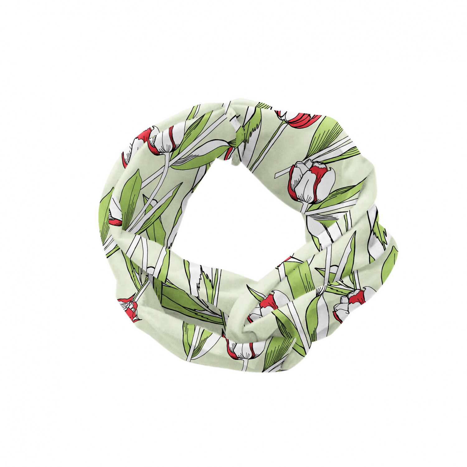 Ambesonne Botanical Form Headband Elastic Soft Women's Bandana for Daily Use - Picture 19 of 123