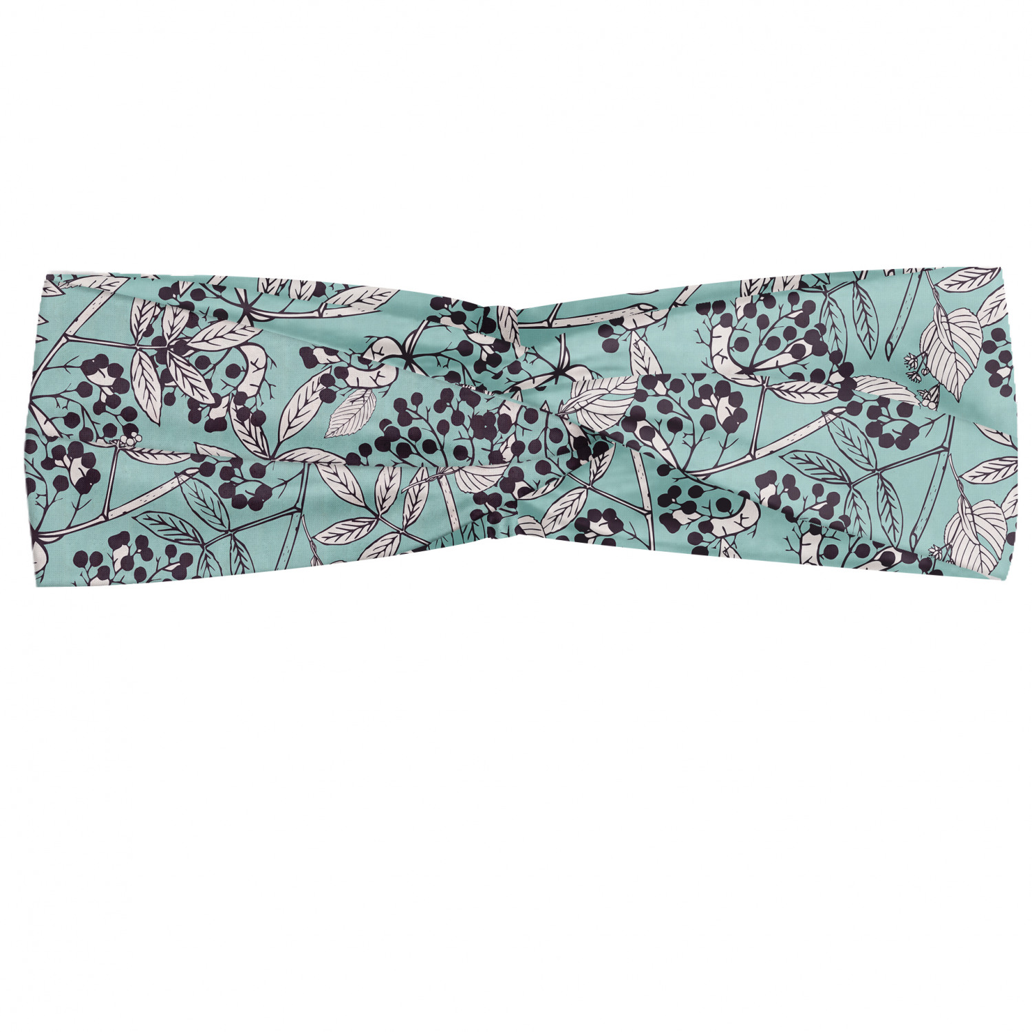 Ambesonne Botanical Form Headband Elastic Soft Women's Bandana for Daily Use - Picture 32 of 123