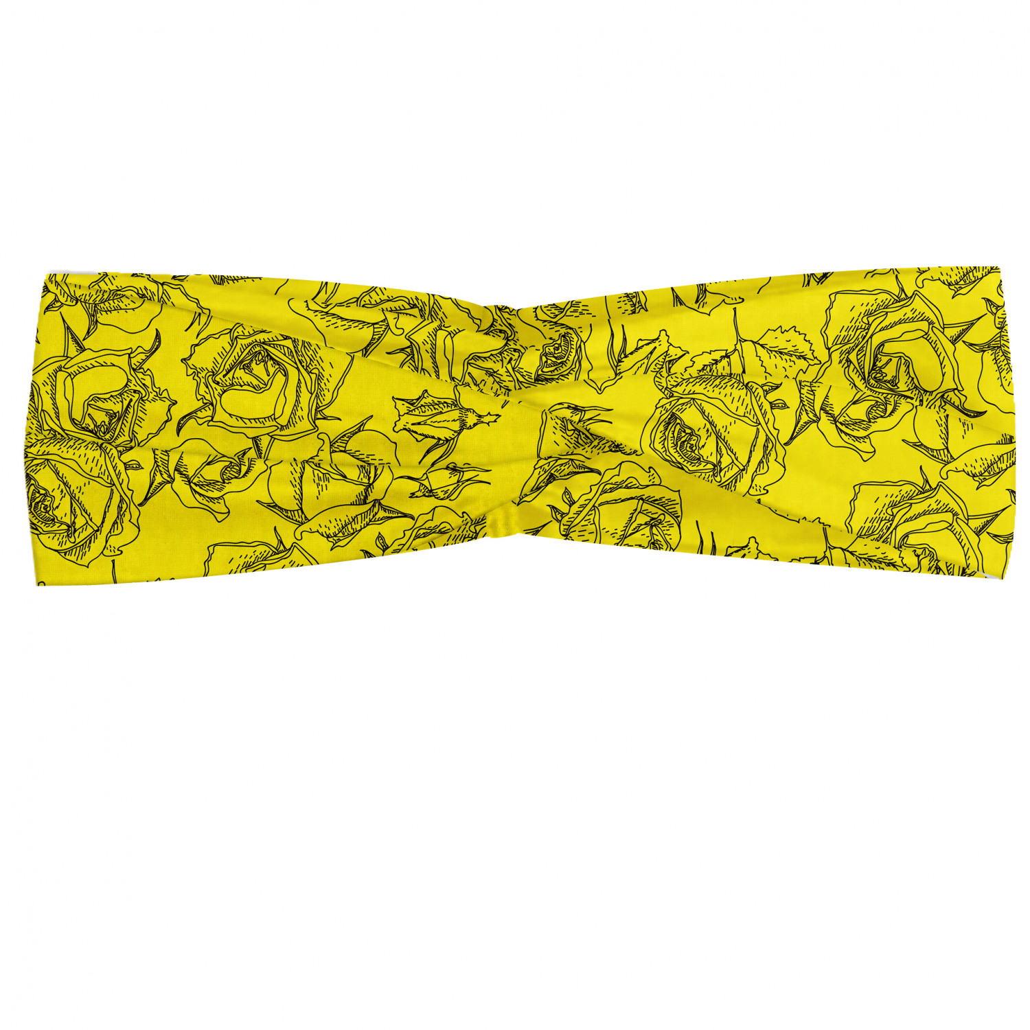 Ambesonne Botanical Form Headband Elastic Soft Women's Bandana for Daily Use - Picture 70 of 123