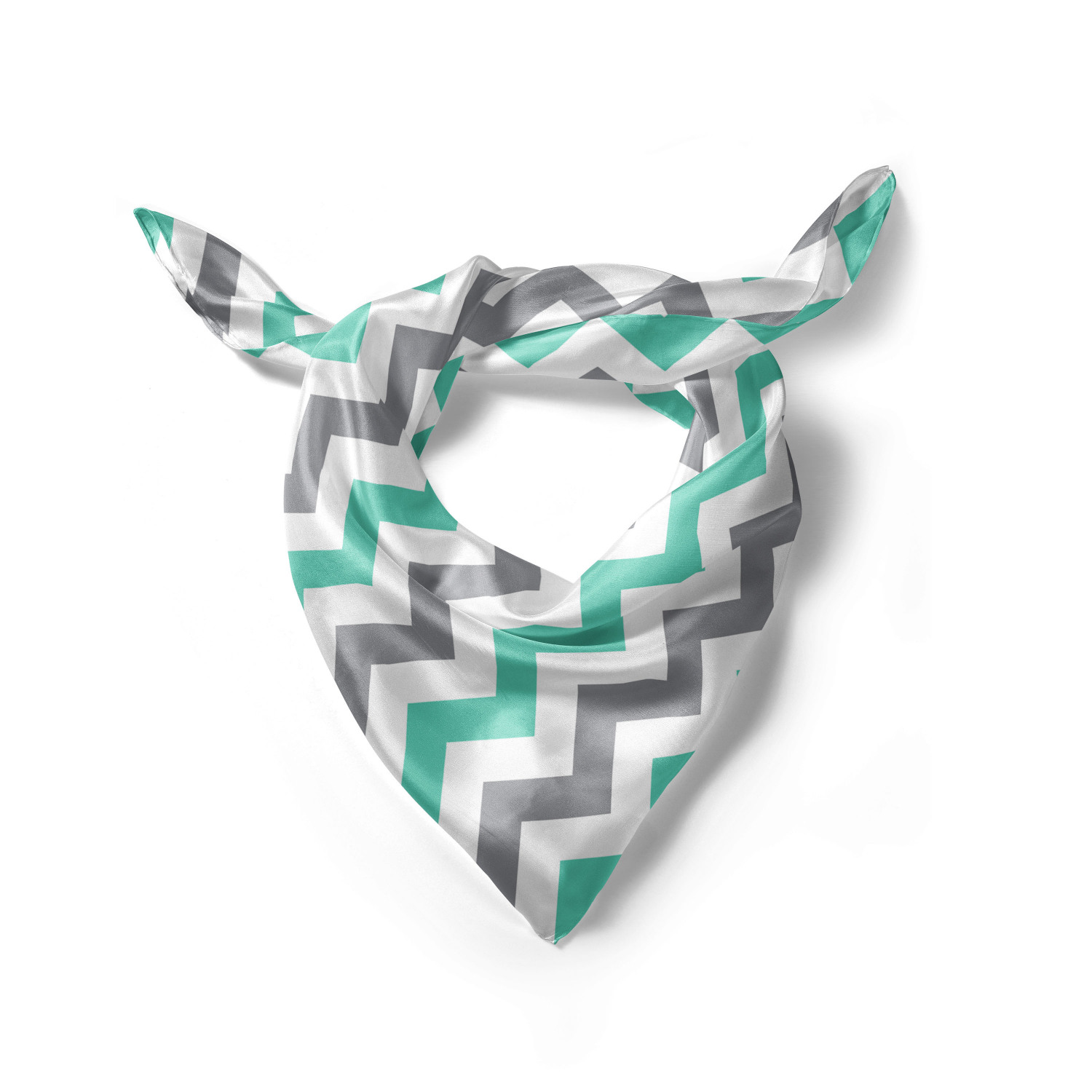 Ambesonne Chevron Zigzag Satin Hairscarf Head Wrap for Women in 3 Sizes - Picture 41 of 121