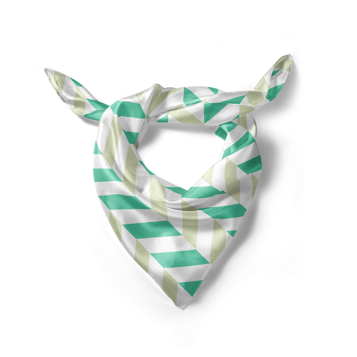 Ambesonne Chevron Zigzag Satin Hairscarf Head Wrap for Women in 3 Sizes - Picture 49 of 121