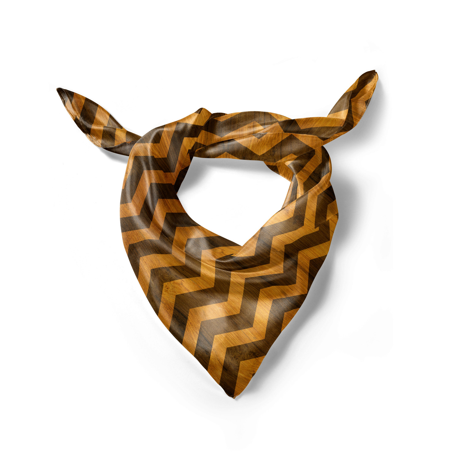 Ambesonne Chevron Zigzag Satin Hairscarf Head Wrap for Women in 3 Sizes - Picture 53 of 121