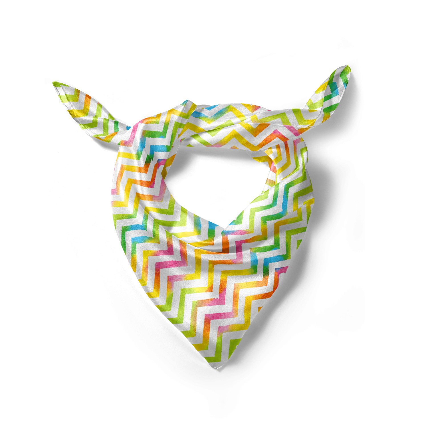 Ambesonne Chevron Zigzag Satin Hairscarf Head Wrap for Women in 3 Sizes - Picture 23 of 121