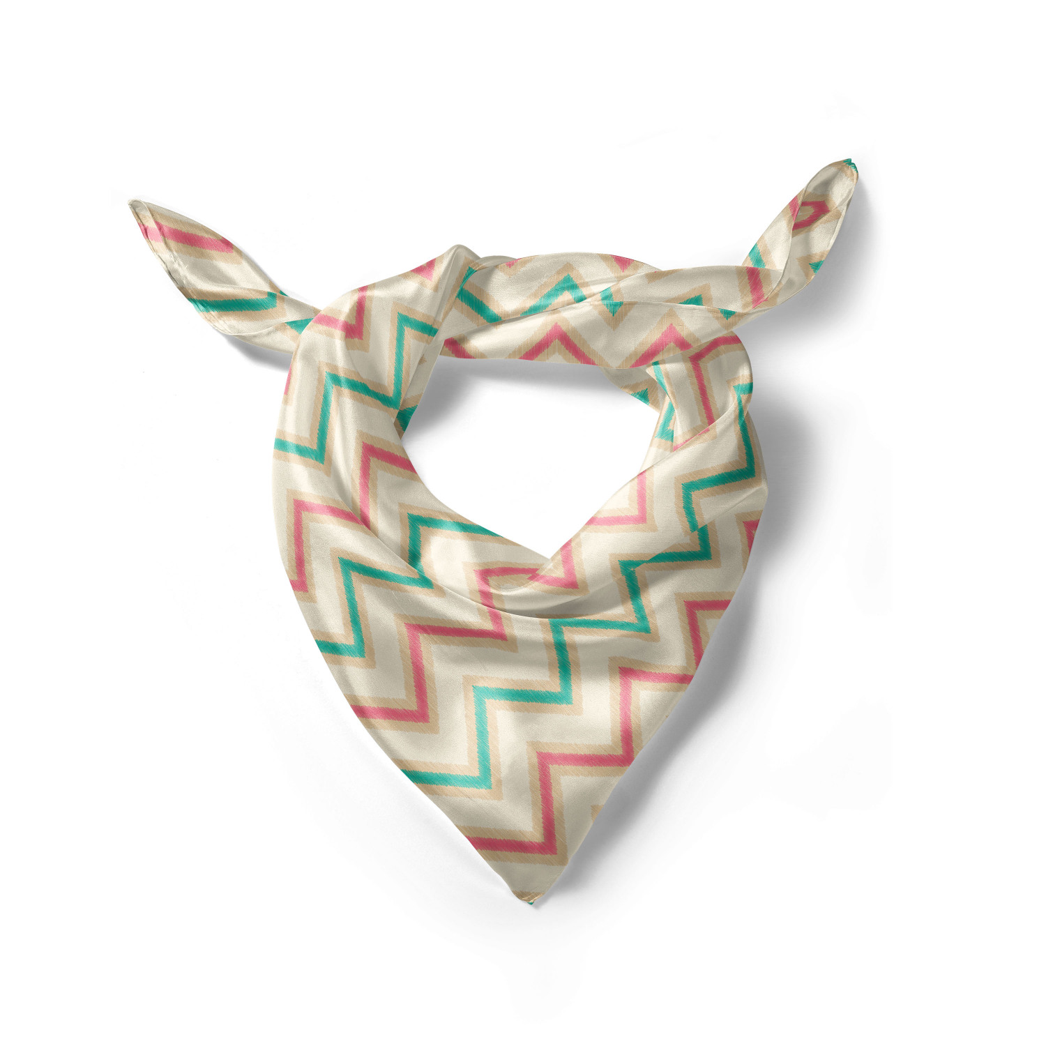 Ambesonne Chevron Zigzag Satin Hairscarf Head Wrap for Women in 3 Sizes - Picture 95 of 121