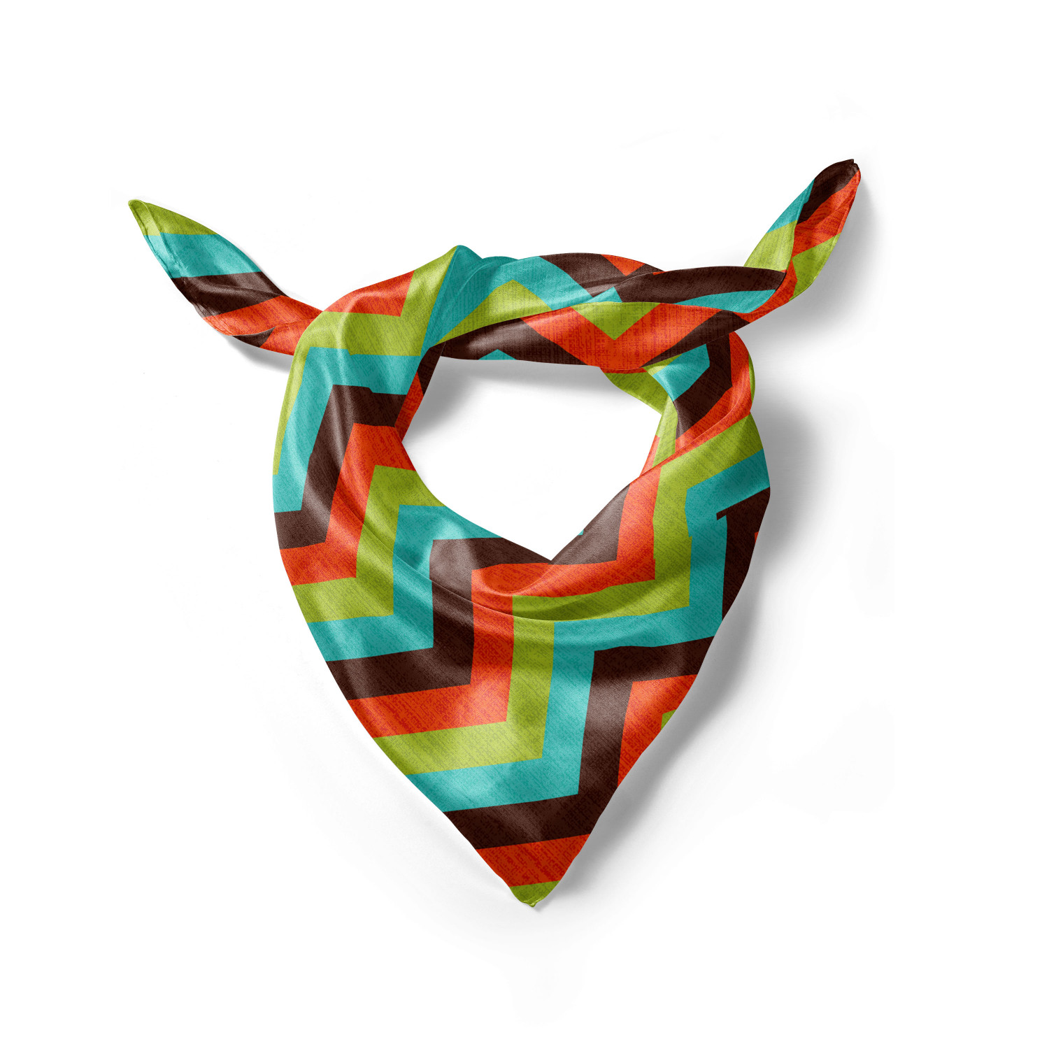 Ambesonne Chevron Zigzag Satin Hairscarf Head Wrap for Women in 3 Sizes - Picture 75 of 121