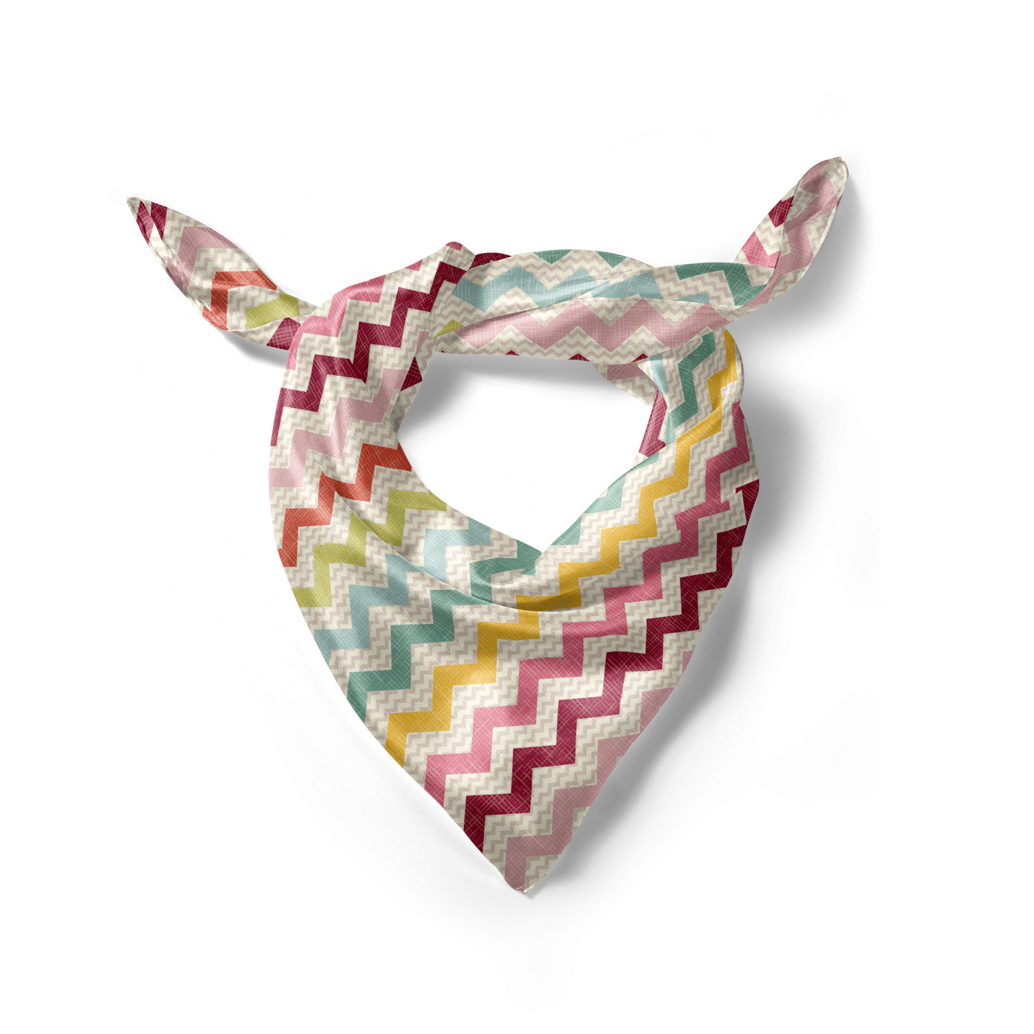 Ambesonne Chevron Zigzag Satin Hairscarf Head Wrap for Women in 3 Sizes - Picture 19 of 121