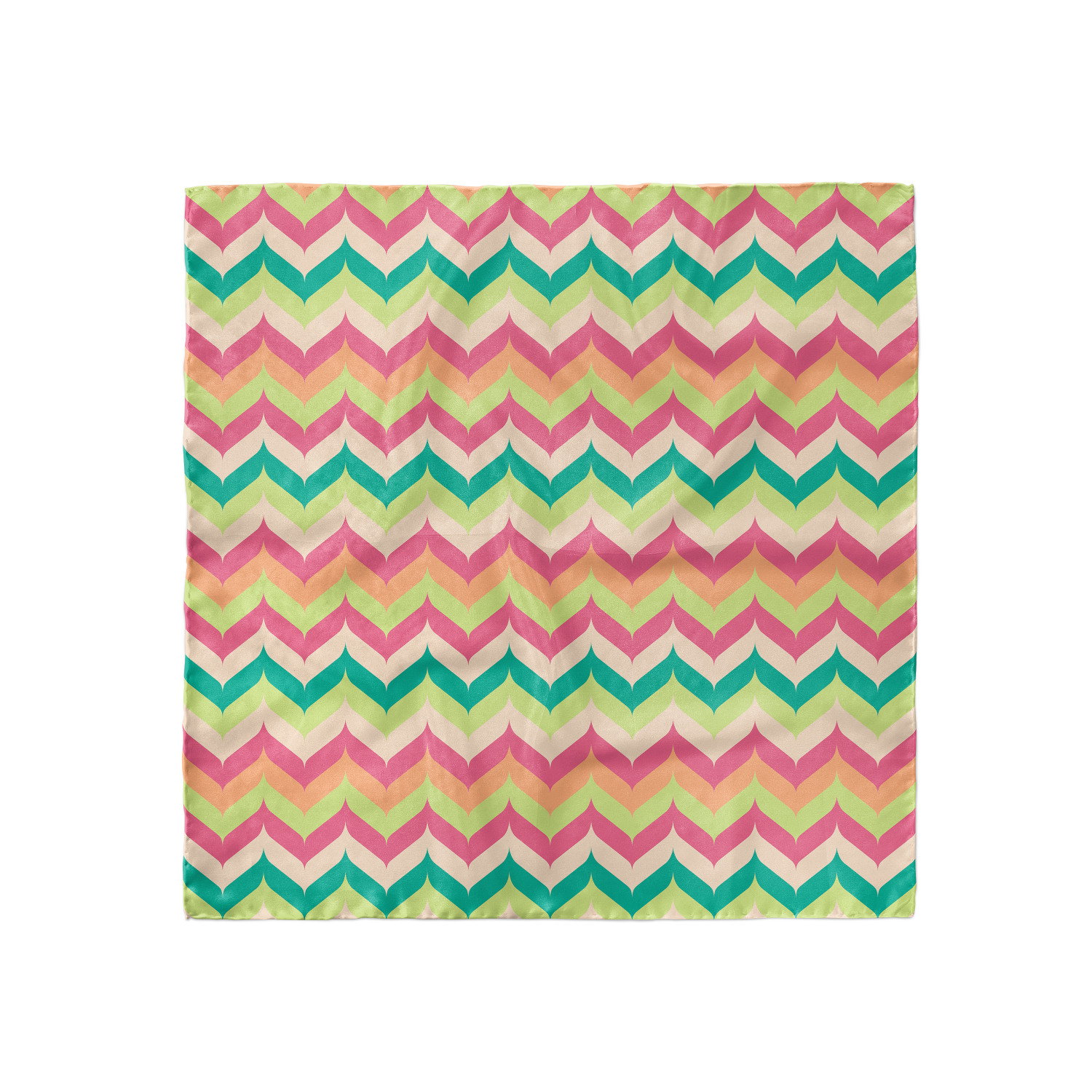 Ambesonne Chevron Zigzag Satin Hairscarf Head Wrap for Women in 3 Sizes - Picture 80 of 121