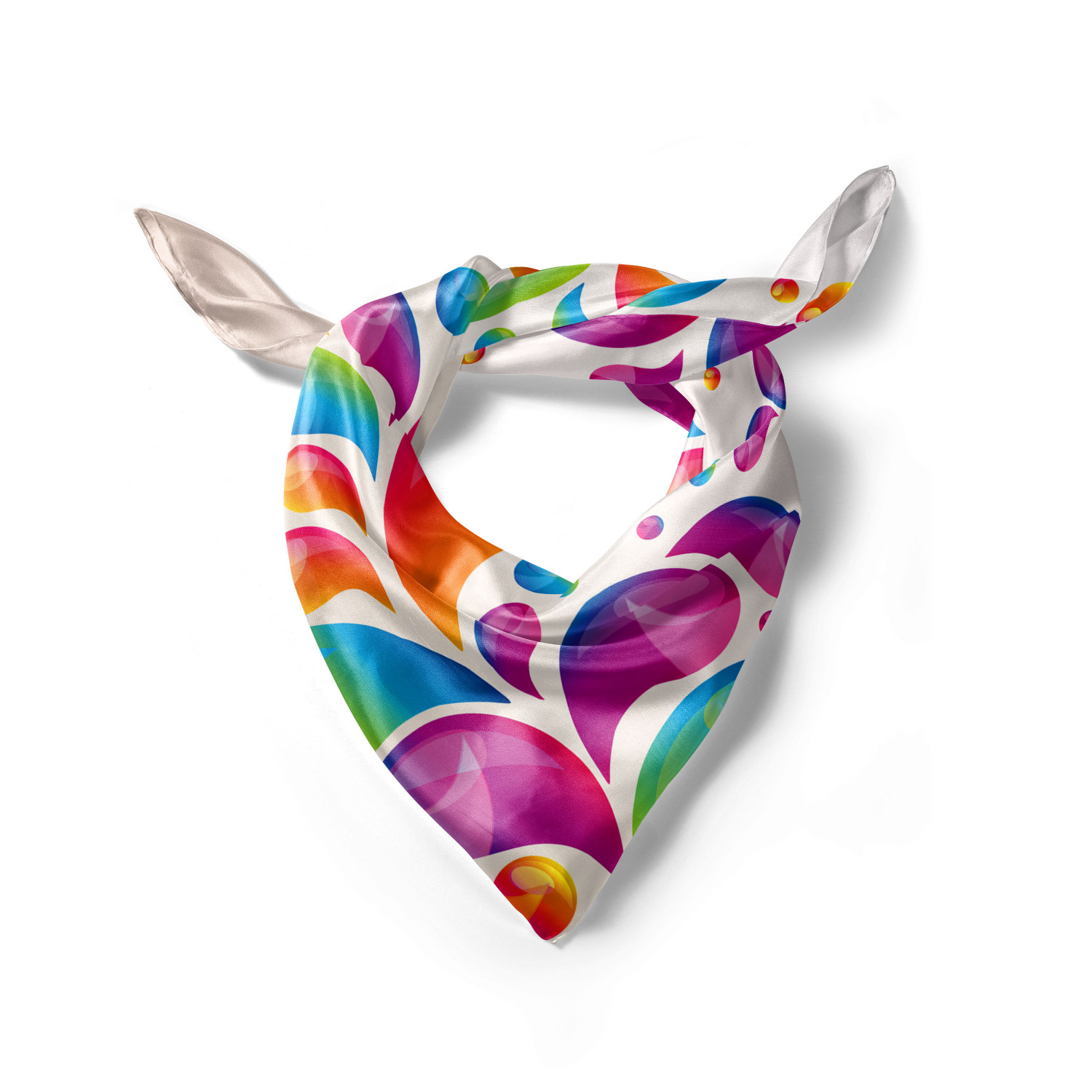Ambesonne Muted Colors Satin Hairscarf Head Wrap for Women in 3 Sizes - Picture 9 of 123
