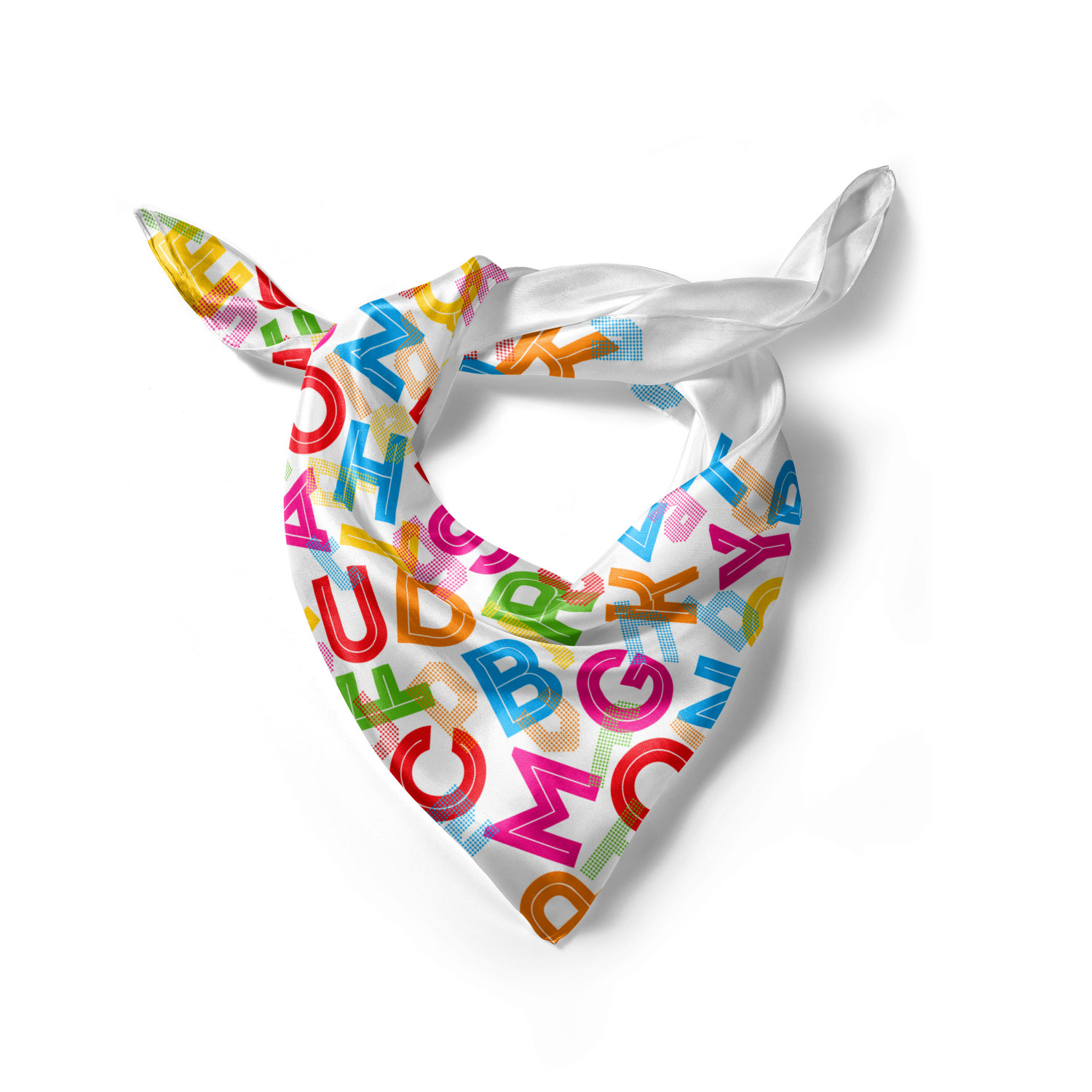 Ambesonne Muted Colors Satin Hairscarf Head Wrap for Women in 3 Sizes - Picture 11 of 123