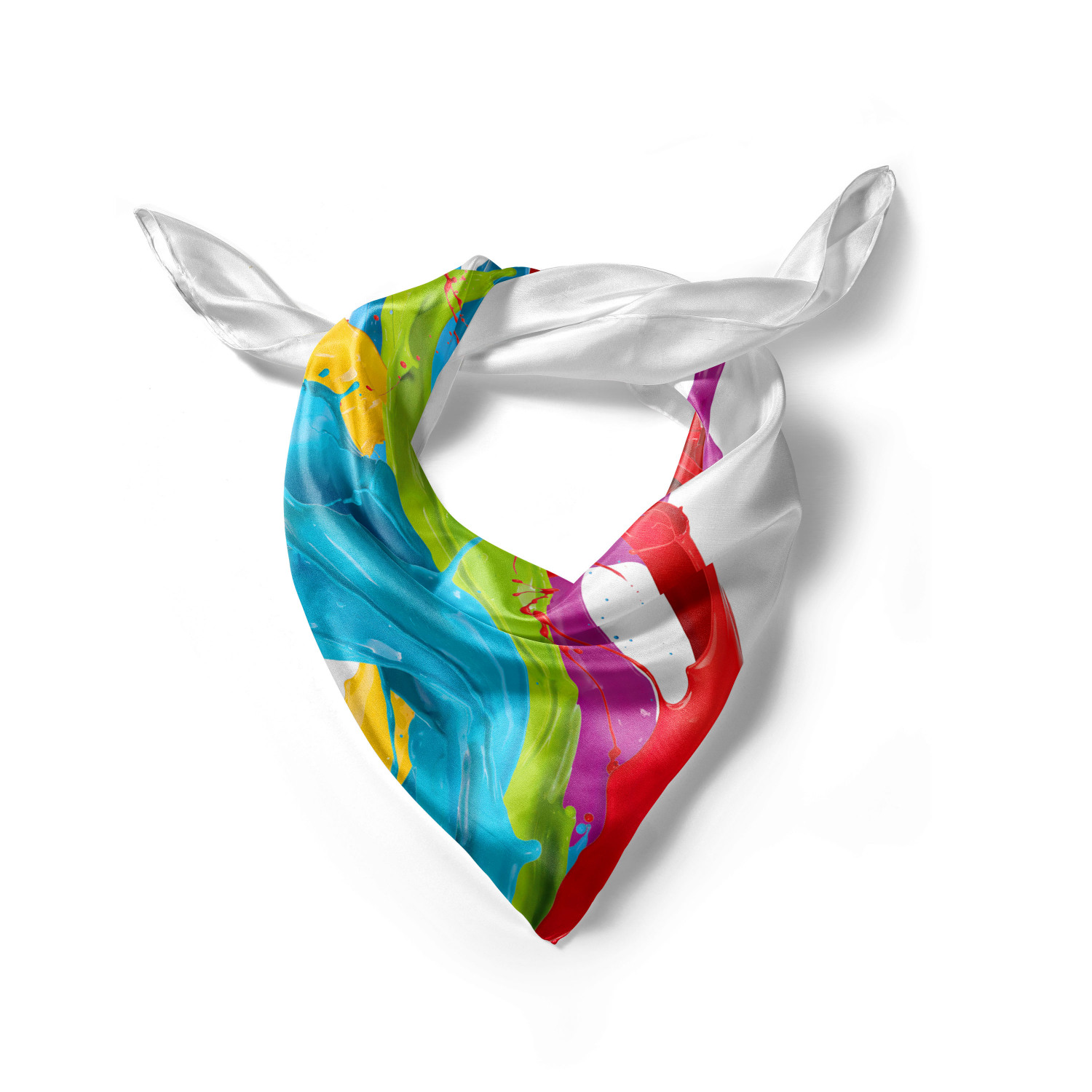 Ambesonne Muted Colors Satin Hairscarf Head Wrap for Women in 3 Sizes - Picture 109 of 123
