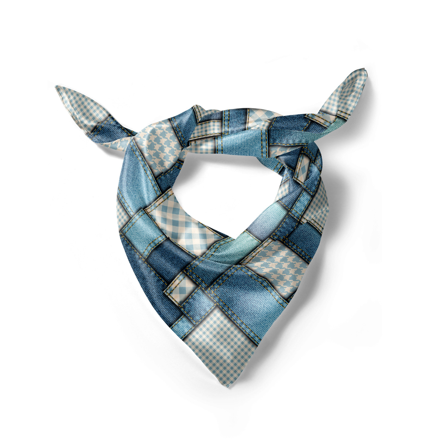 Ambesonne Muted Colors Satin Hairscarf Head Wrap for Women in 3 Sizes - Picture 29 of 123