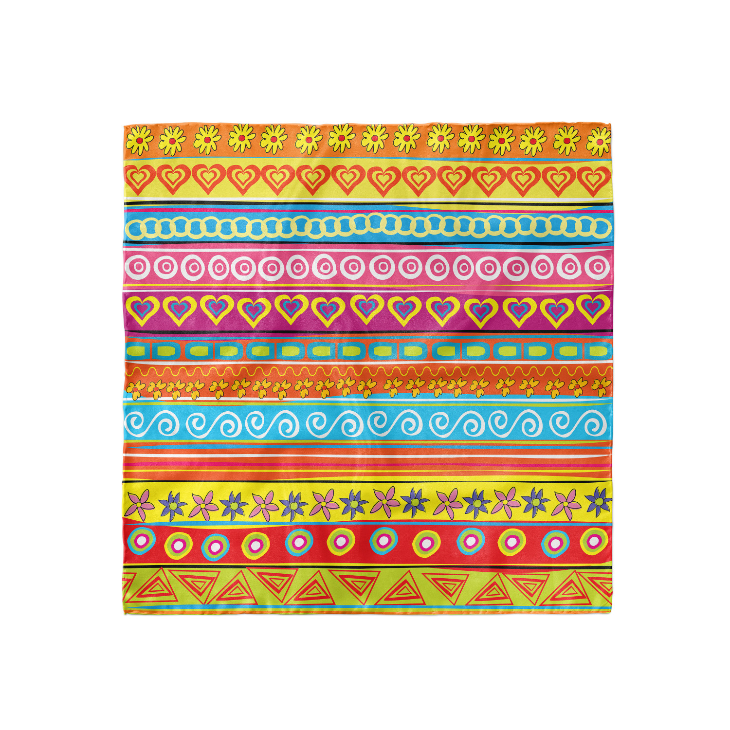 Ambesonne Muted Colors Satin Hairscarf Head Wrap for Women in 3 Sizes - Picture 104 of 123