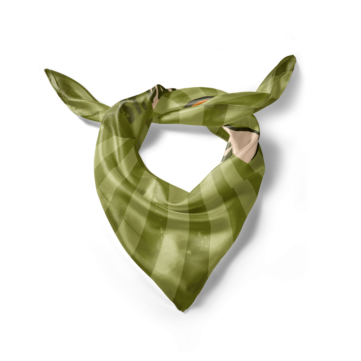 Ambesonne Muted Colors Satin Hairscarf Head Wrap for Women in 3 Sizes - Picture 103 of 123