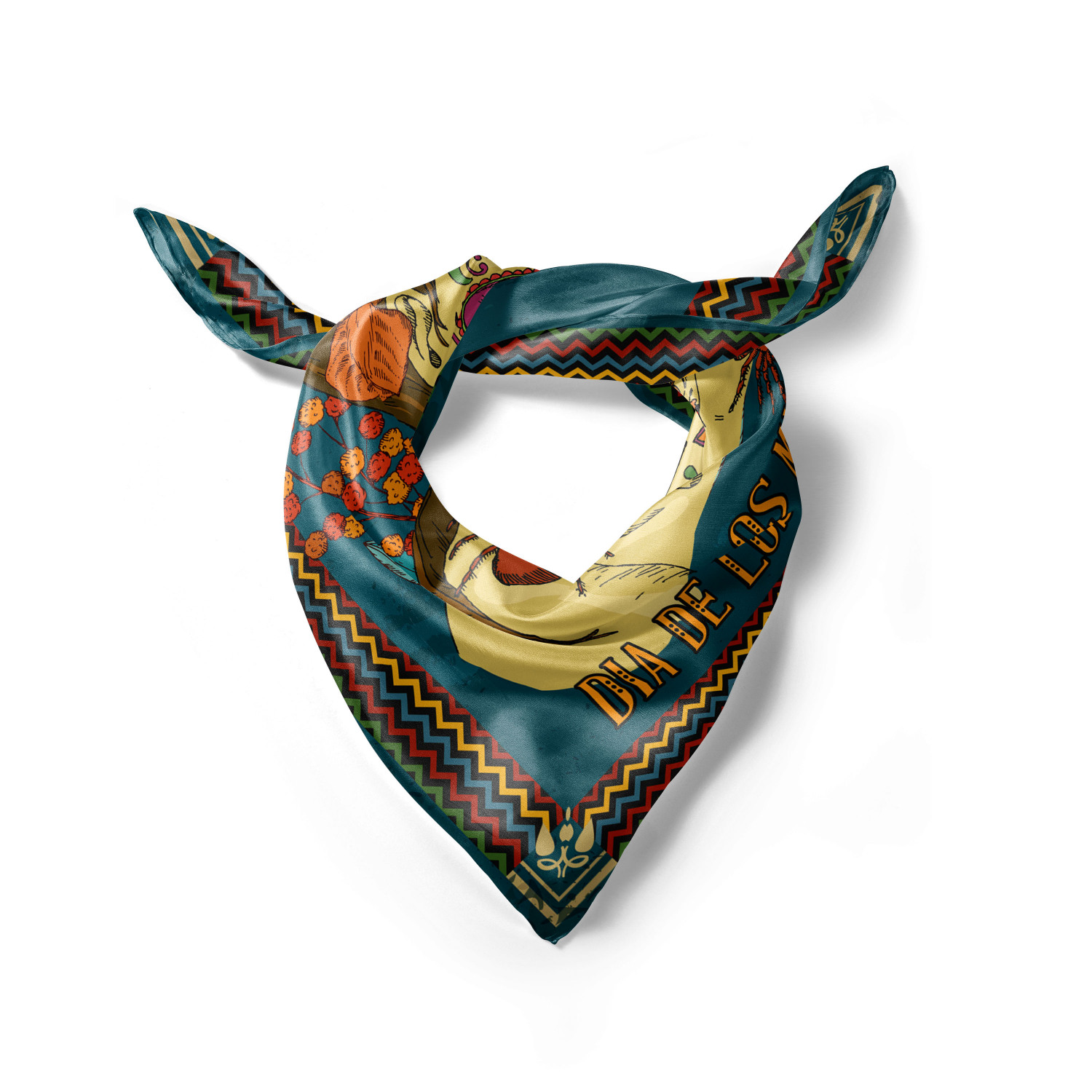 Ambesonne Muted Colors Satin Hairscarf Head Wrap for Women in 3 Sizes - Picture 45 of 123