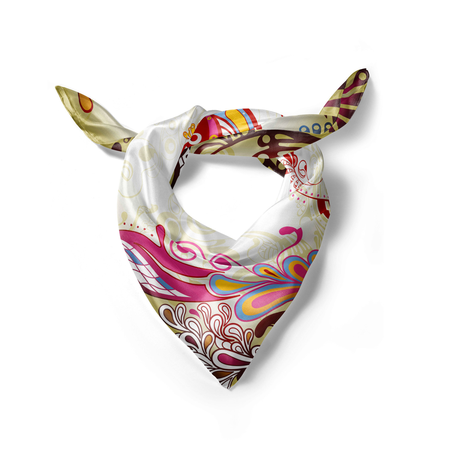 Ambesonne Muted Colors Satin Hairscarf Head Wrap for Women in 3 Sizes - Picture 39 of 123