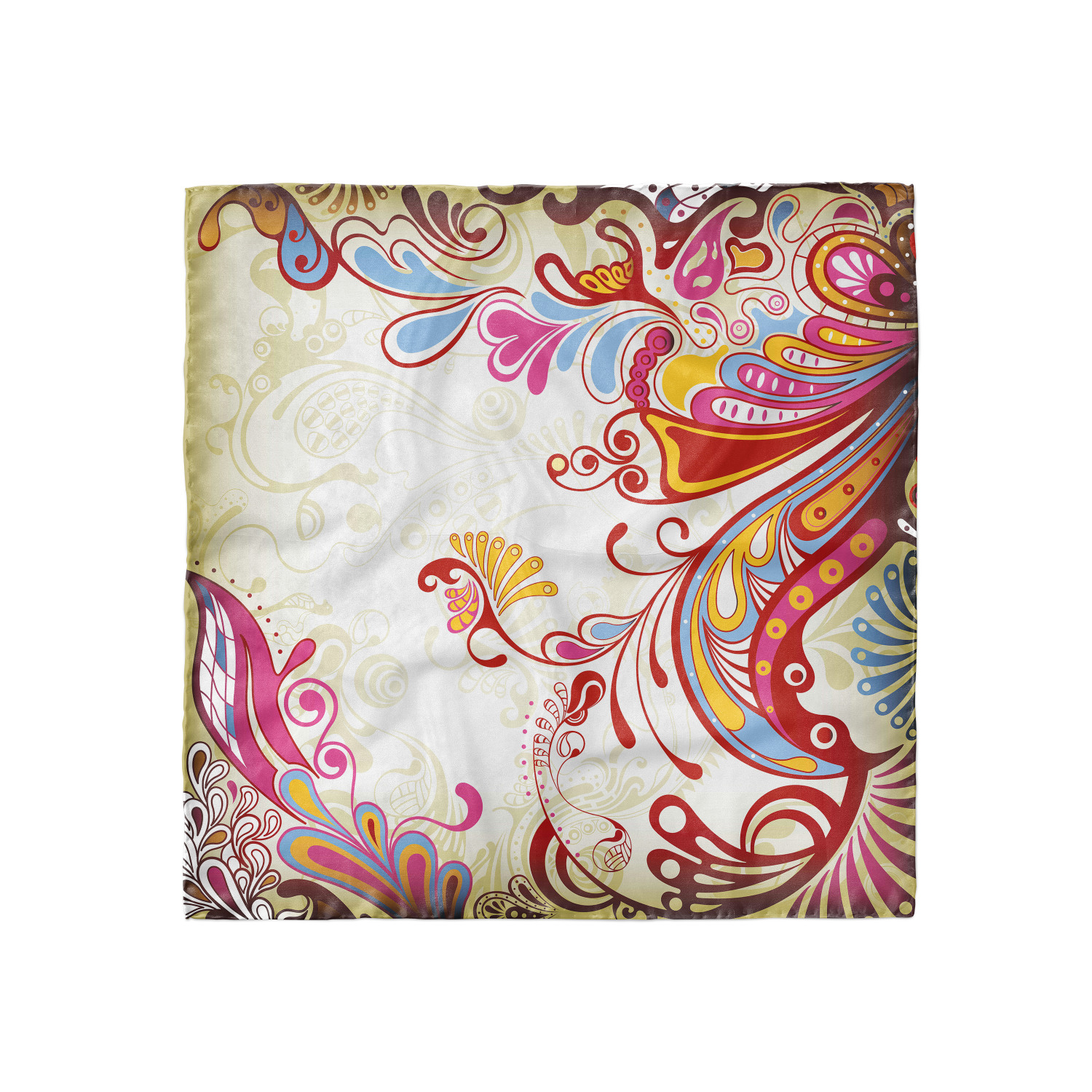 Ambesonne Muted Colors Satin Hairscarf Head Wrap for Women in 3 Sizes - Picture 38 of 123