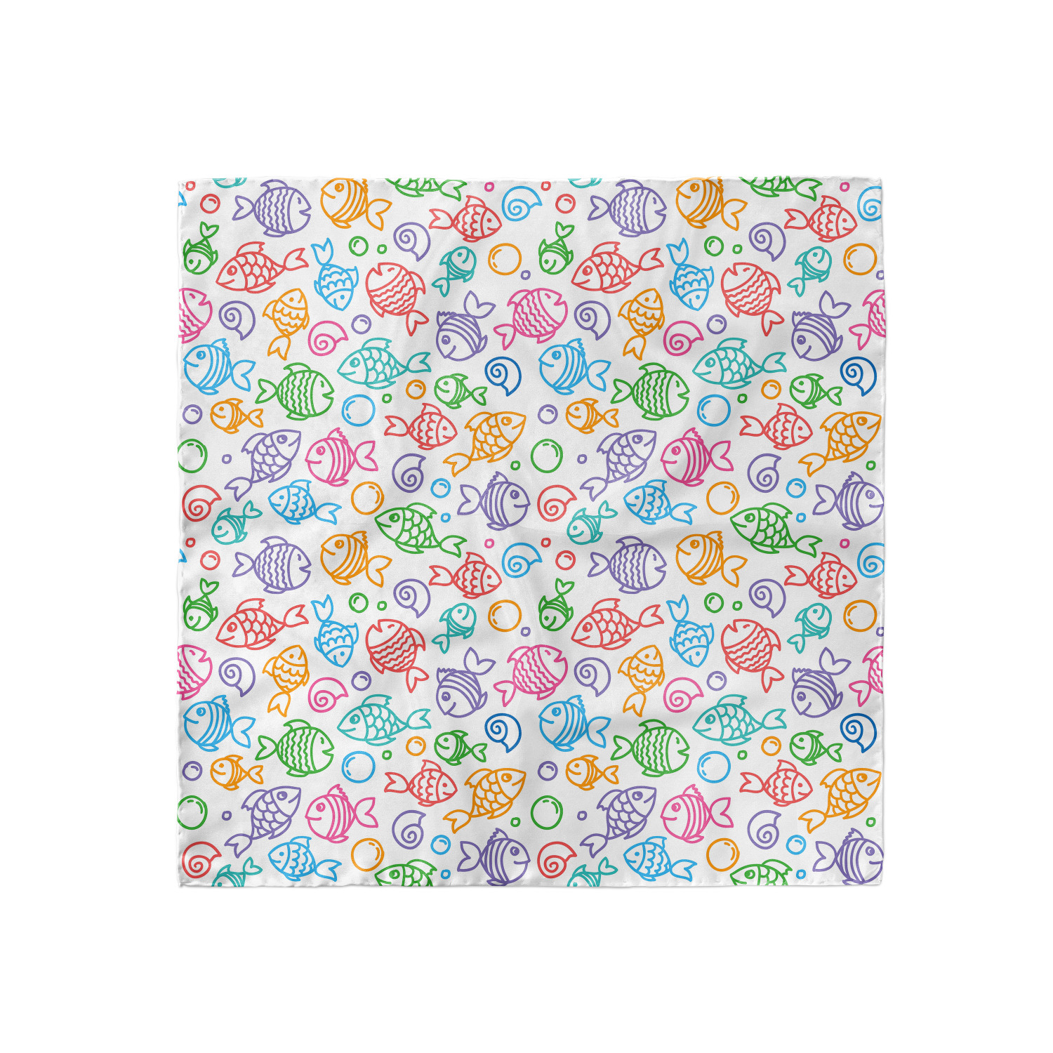 Ambesonne Foulard per capelli in raso a tema pesce fascia per donna in 3 taglie - Foto 48 di 123