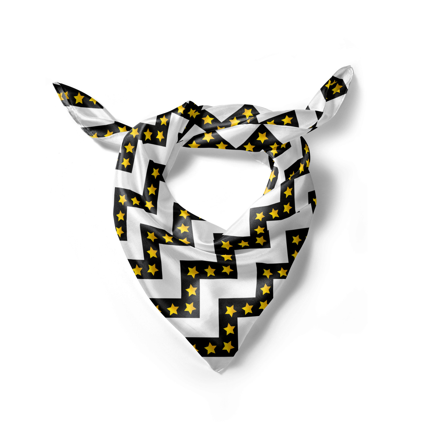 Ambesonne Chevron Zigzag Satin Hairscarf Head Wrap for Women in 3 Sizes - Picture 59 of 121