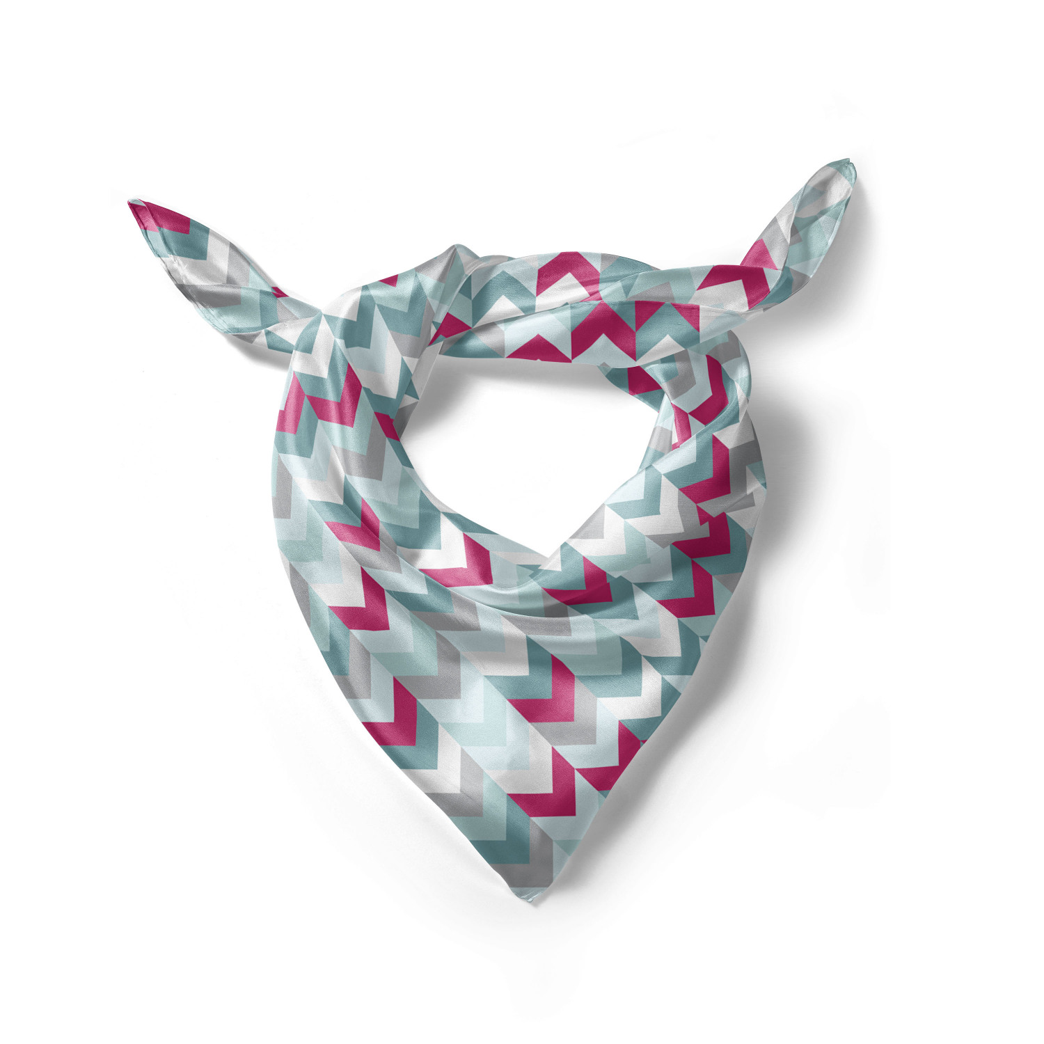 Ambesonne Chevron Zigzag Satin Hairscarf Head Wrap for Women in 3 Sizes - Picture 85 of 121