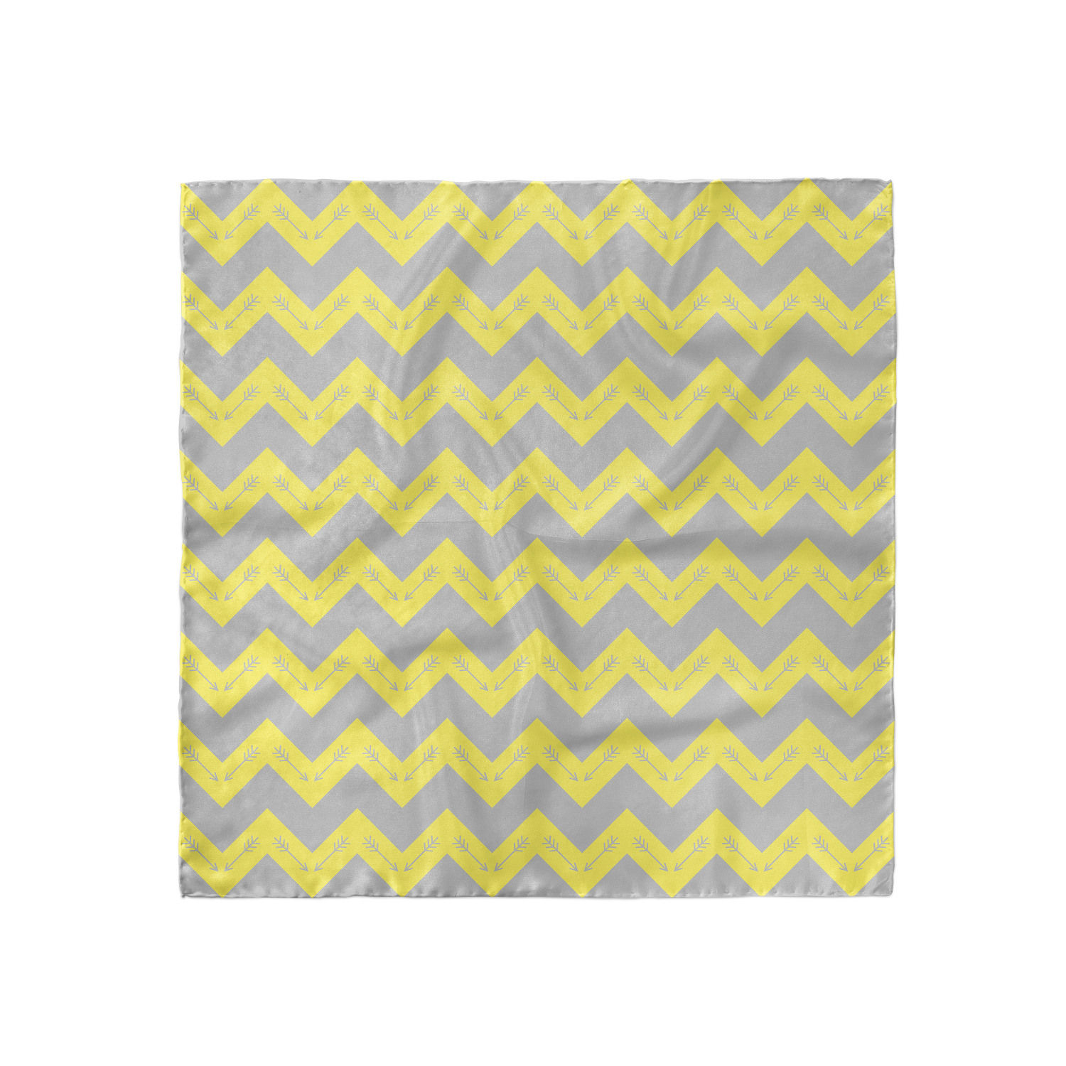 Ambesonne Chevron Zigzag Satin Hairscarf Head Wrap for Women in 3 Sizes - Picture 88 of 121