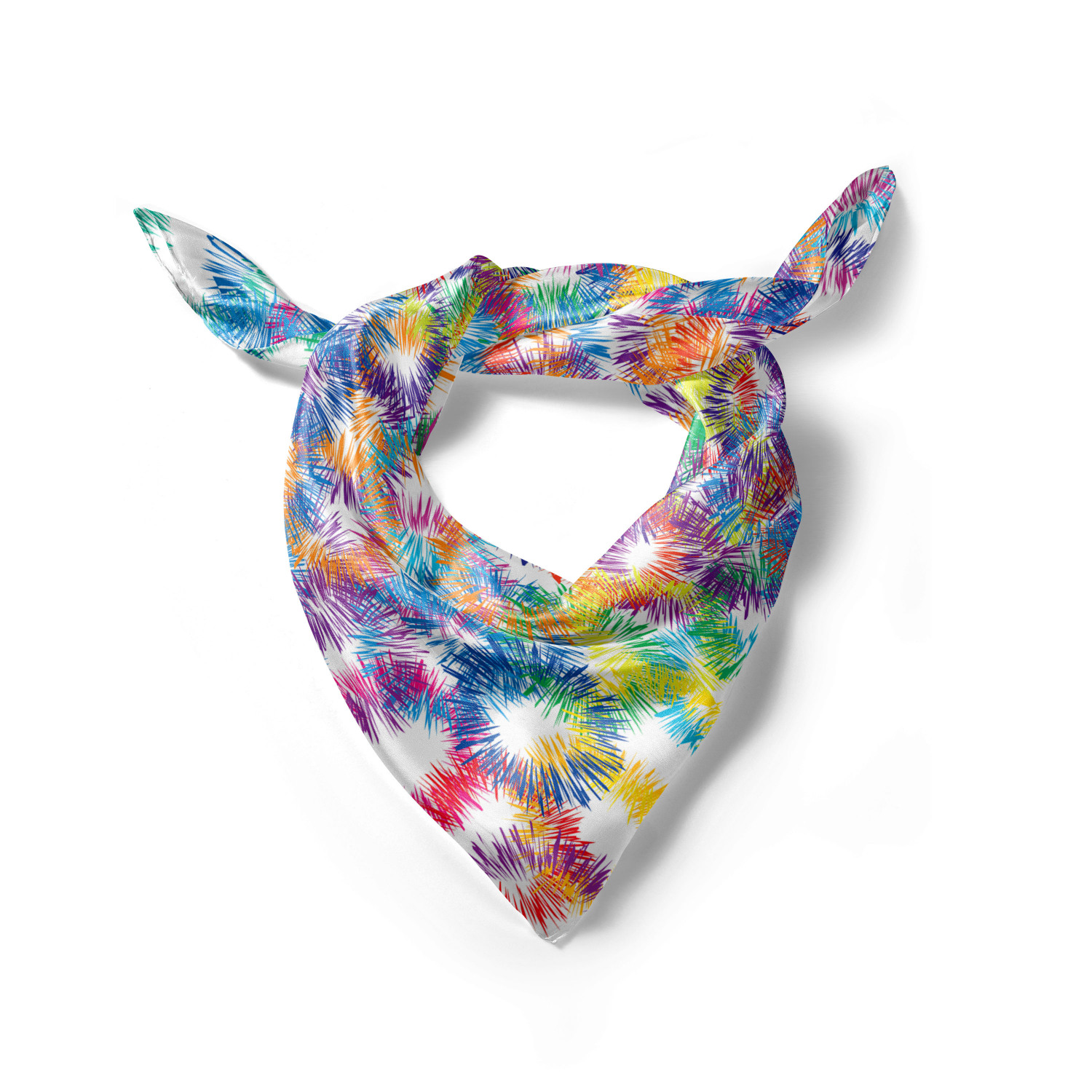 Ambesonne Muted Colors Satin Hairscarf Head Wrap for Women in 3 Sizes - Picture 7 of 123
