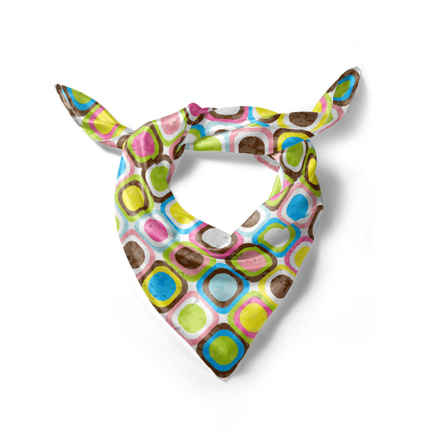 Ambesonne Muted Colors Satin Hairscarf Head Wrap for Women in 3 Sizes - Picture 25 of 123