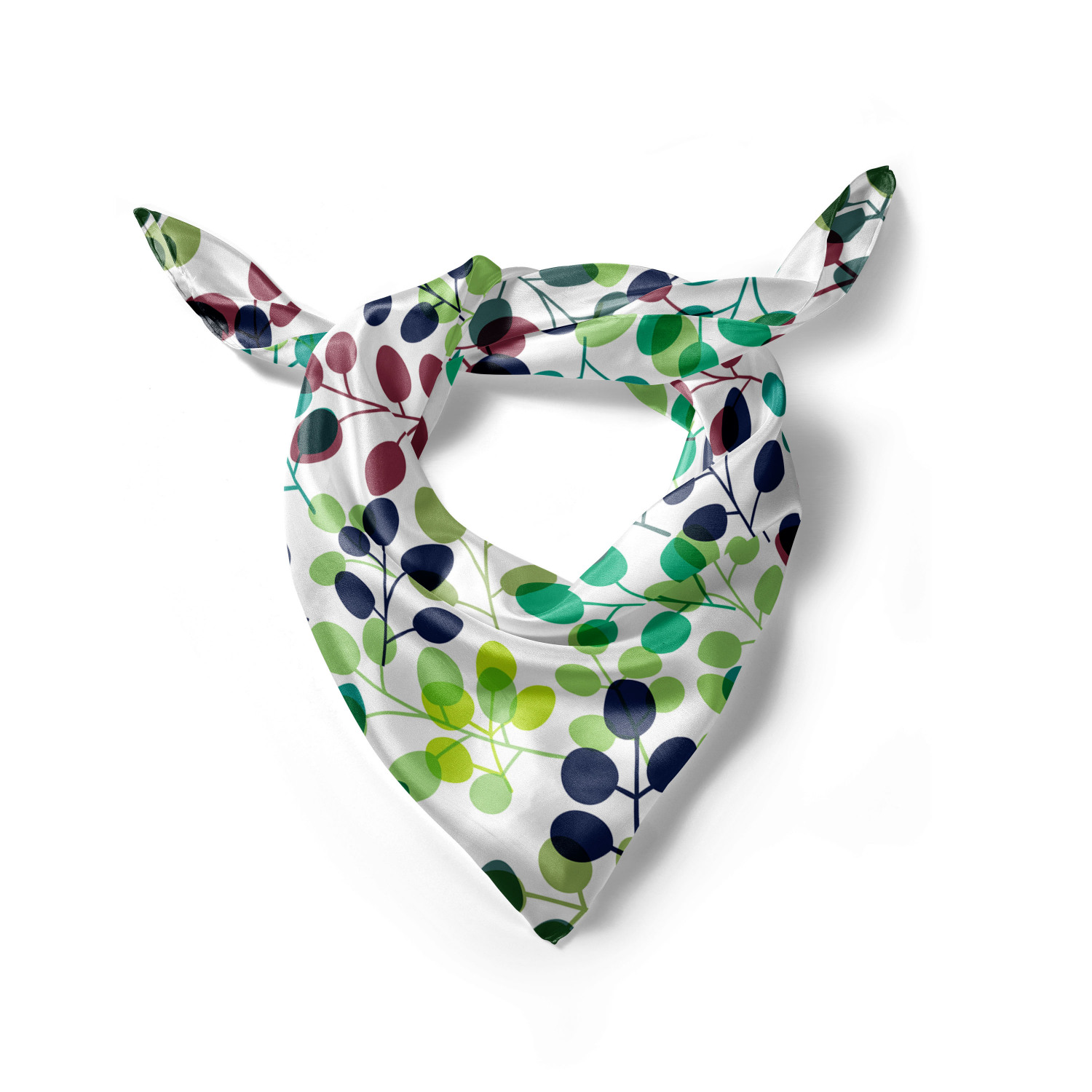 Ambesonne Muted Colors Satin Hairscarf Head Wrap for Women in 3 Sizes - Picture 93 of 123