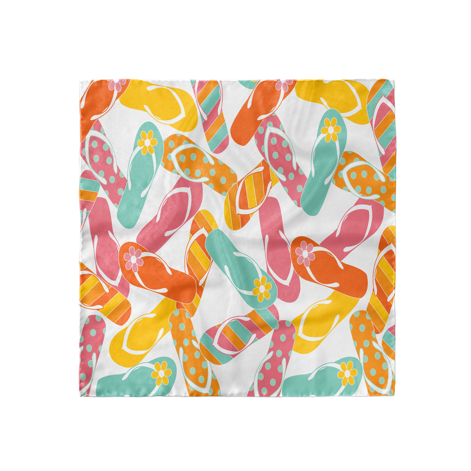 Ambesonne Muted Colors Satin Hairscarf Head Wrap for Women in 3 Sizes - Picture 106 of 123