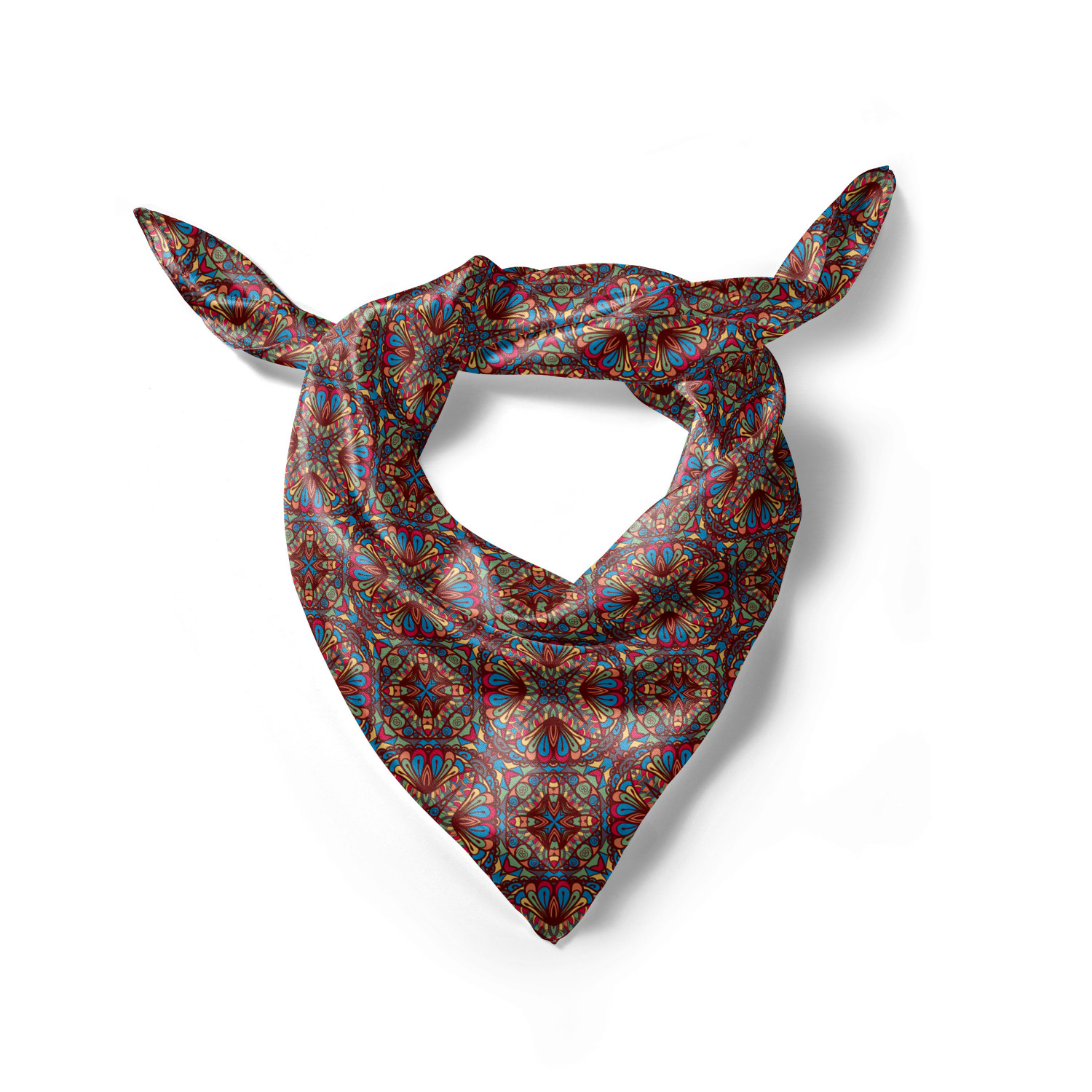 Ambesonne Muted Colors Satin Hairscarf Head Wrap for Women in 3 Sizes - Picture 57 of 123