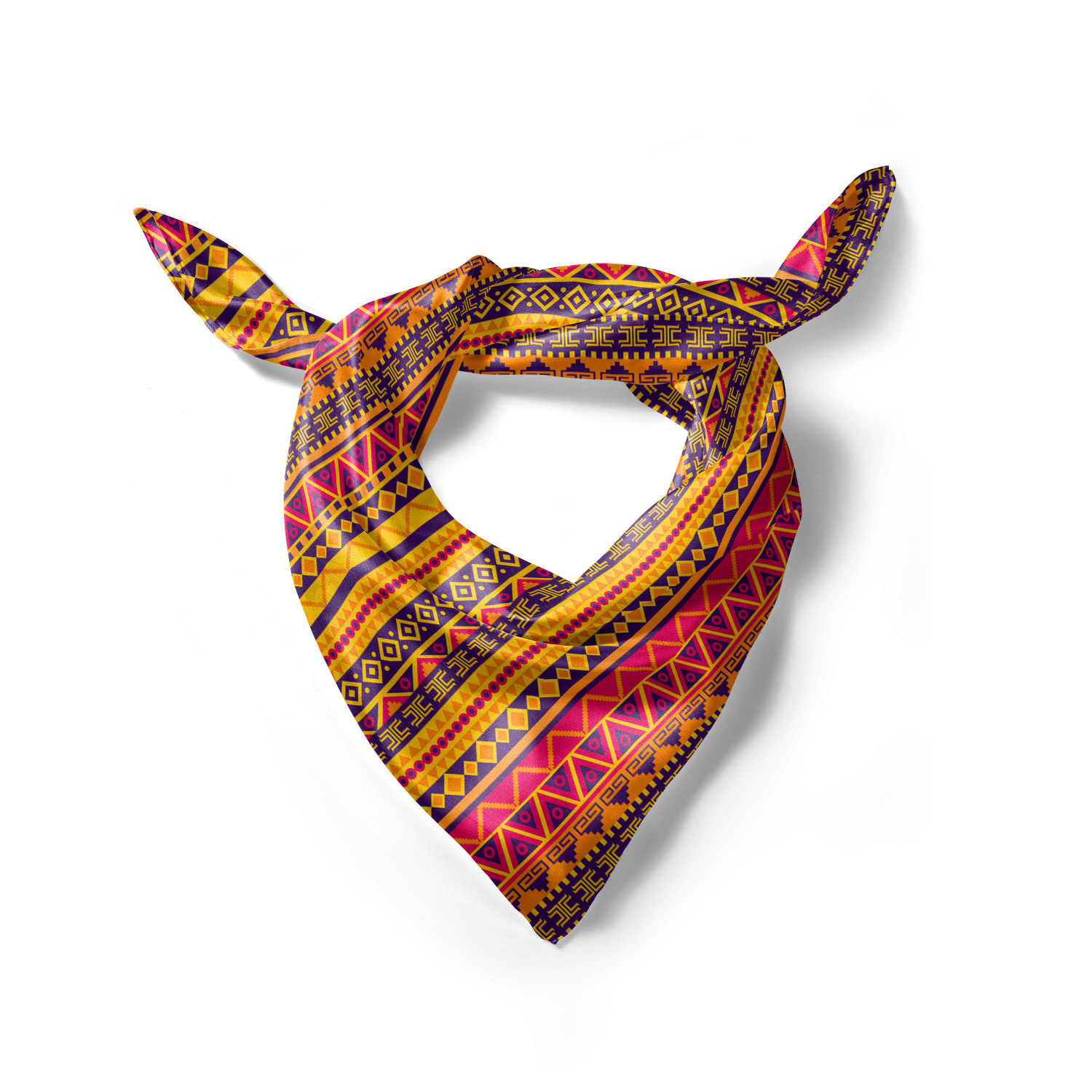Ambesonne Muted Colors Satin Hairscarf Head Wrap for Women in 3 Sizes - Picture 17 of 123