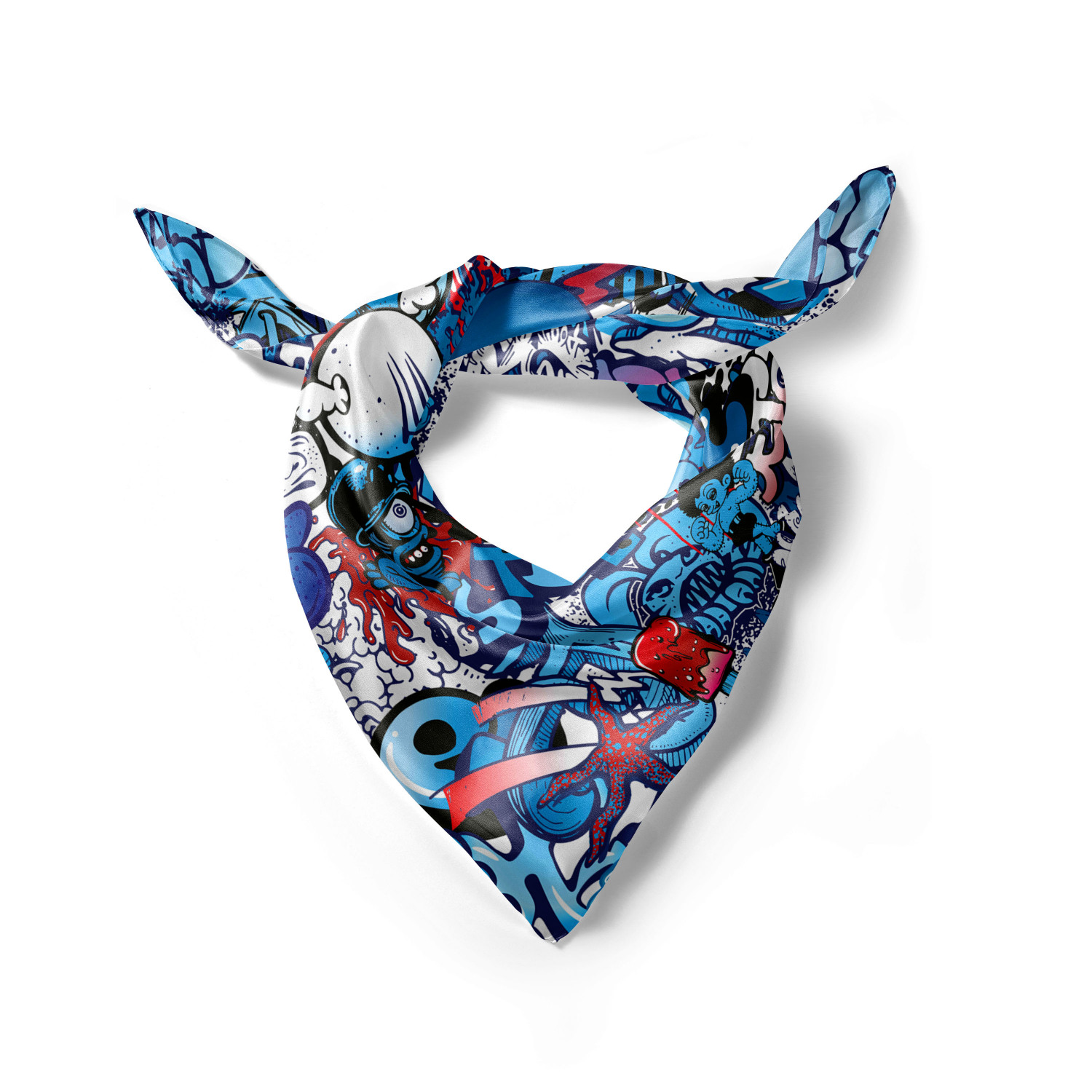 Ambesonne Muted Colors Satin Hairscarf Head Wrap for Women in 3 Sizes - Picture 47 of 123
