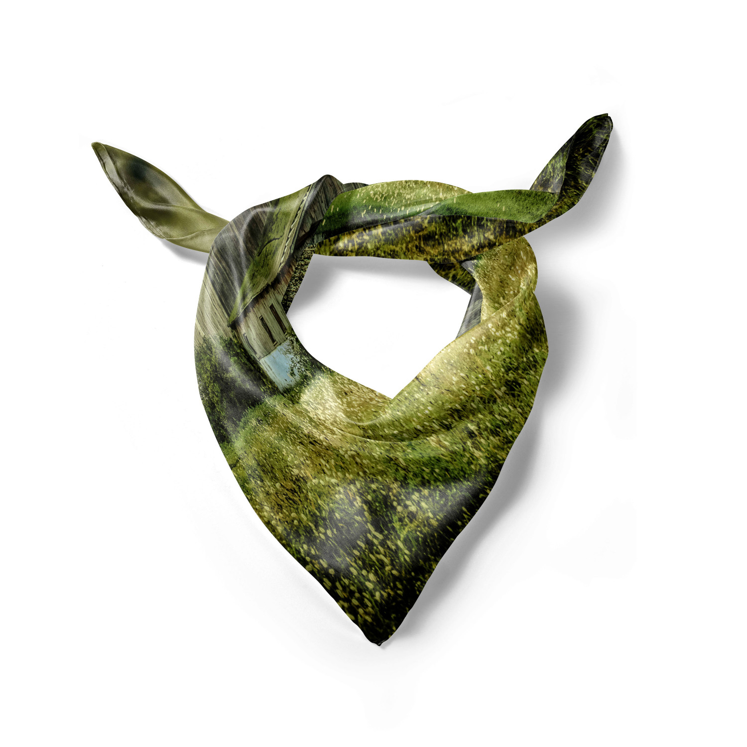 Ambesonne Muted Colors Satin Hairscarf Head Wrap for Women in 3 Sizes - Picture 13 of 123