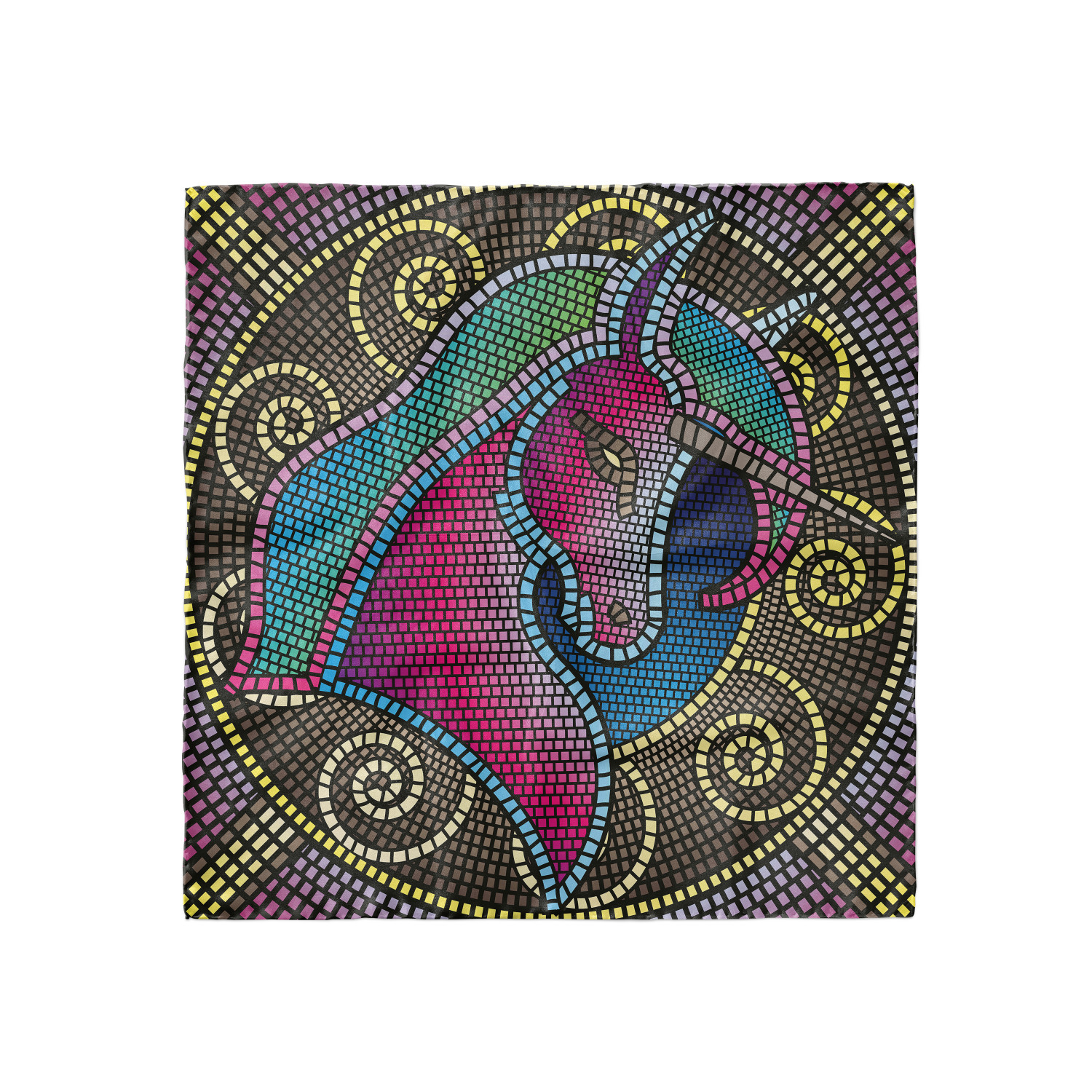 Ambesonne Muted Colors Satin Hairscarf Head Wrap for Women in 3 Sizes - Picture 78 of 123