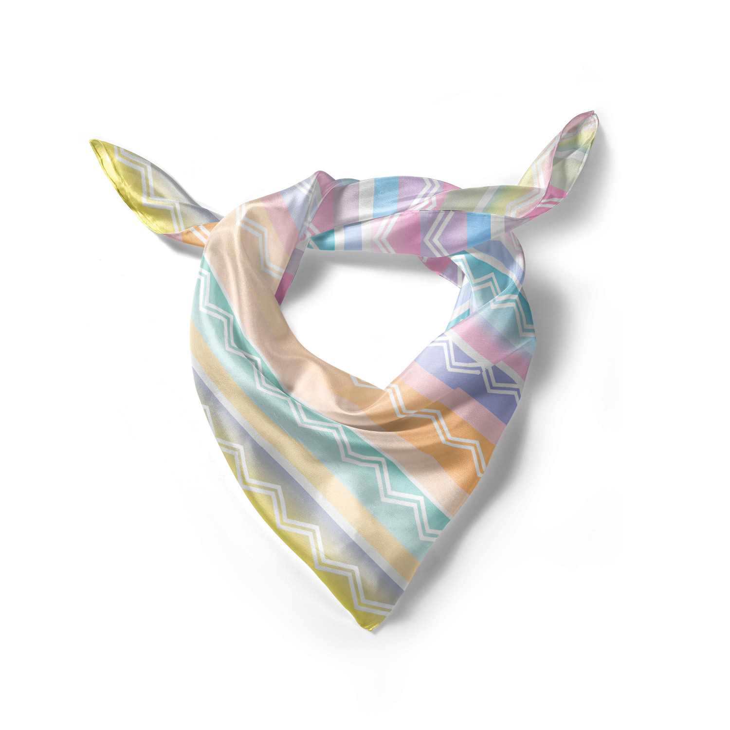 Ambesonne Muted Colors Satin Hairscarf Head Wrap for Women in 3 Sizes - Picture 123 of 123