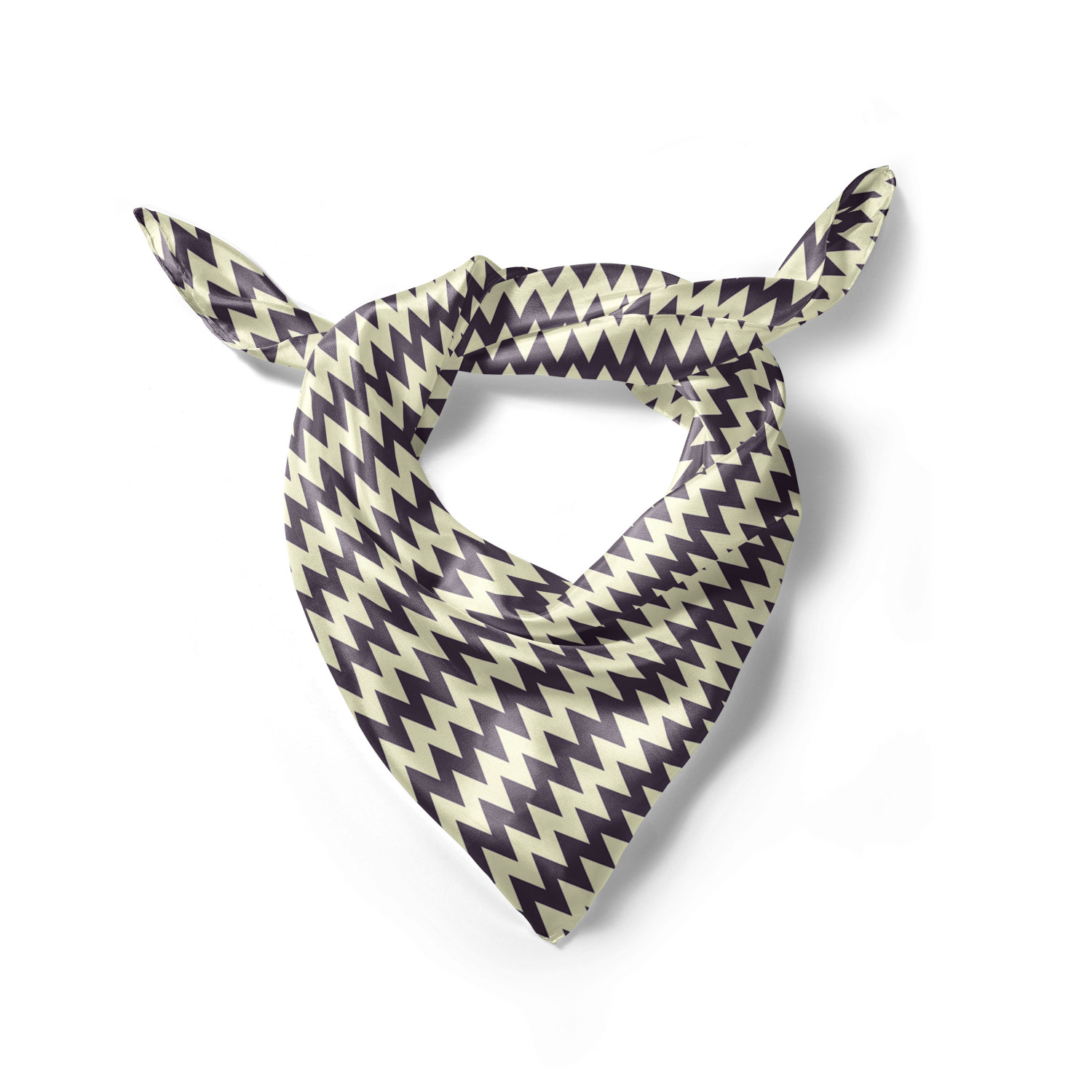 Ambesonne Chevron Zigzag Satin Hairscarf Head Wrap for Women in 3 Sizes - Picture 55 of 121