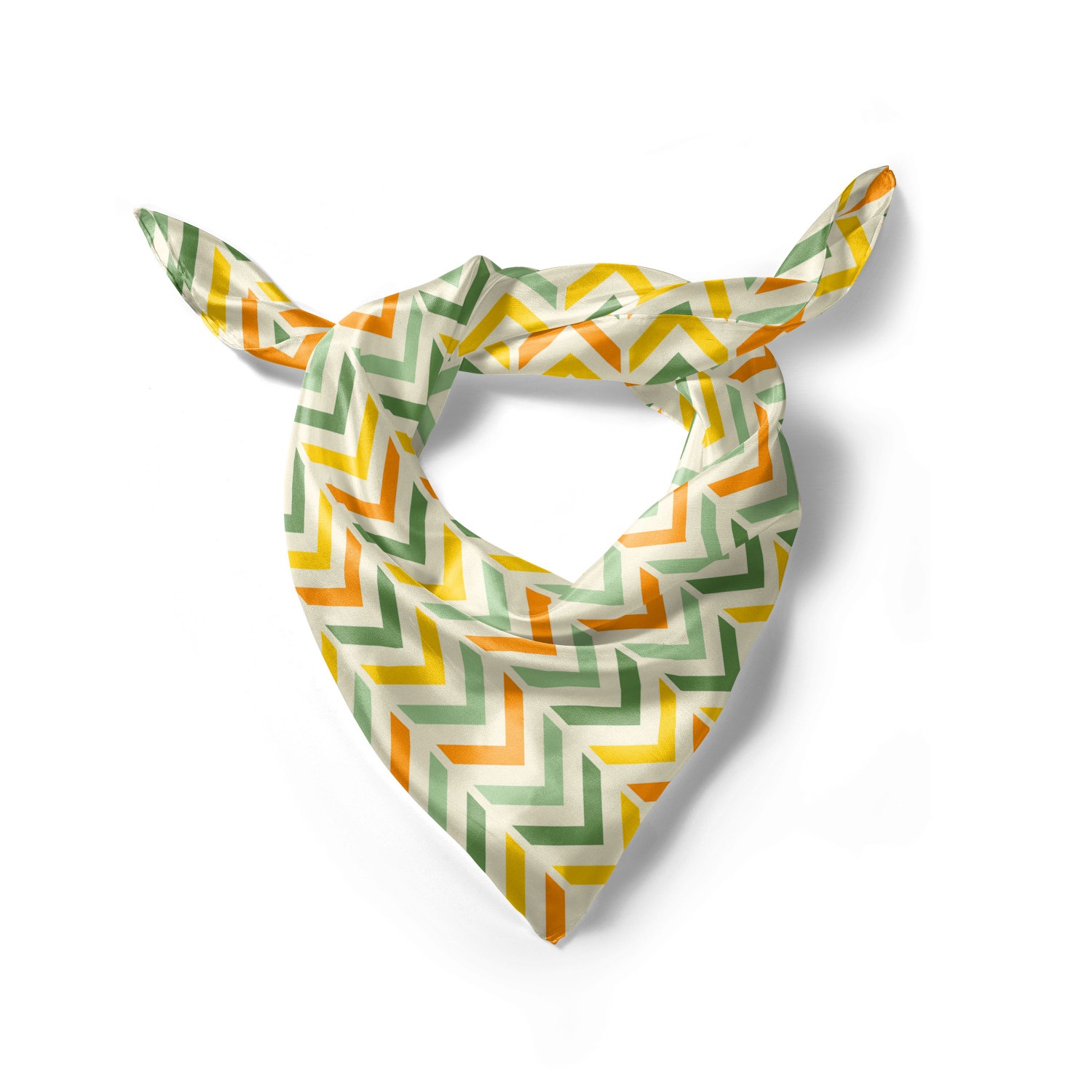 Ambesonne Chevron Zigzag Satin Hairscarf Head Wrap for Women in 3 Sizes - Picture 73 of 121