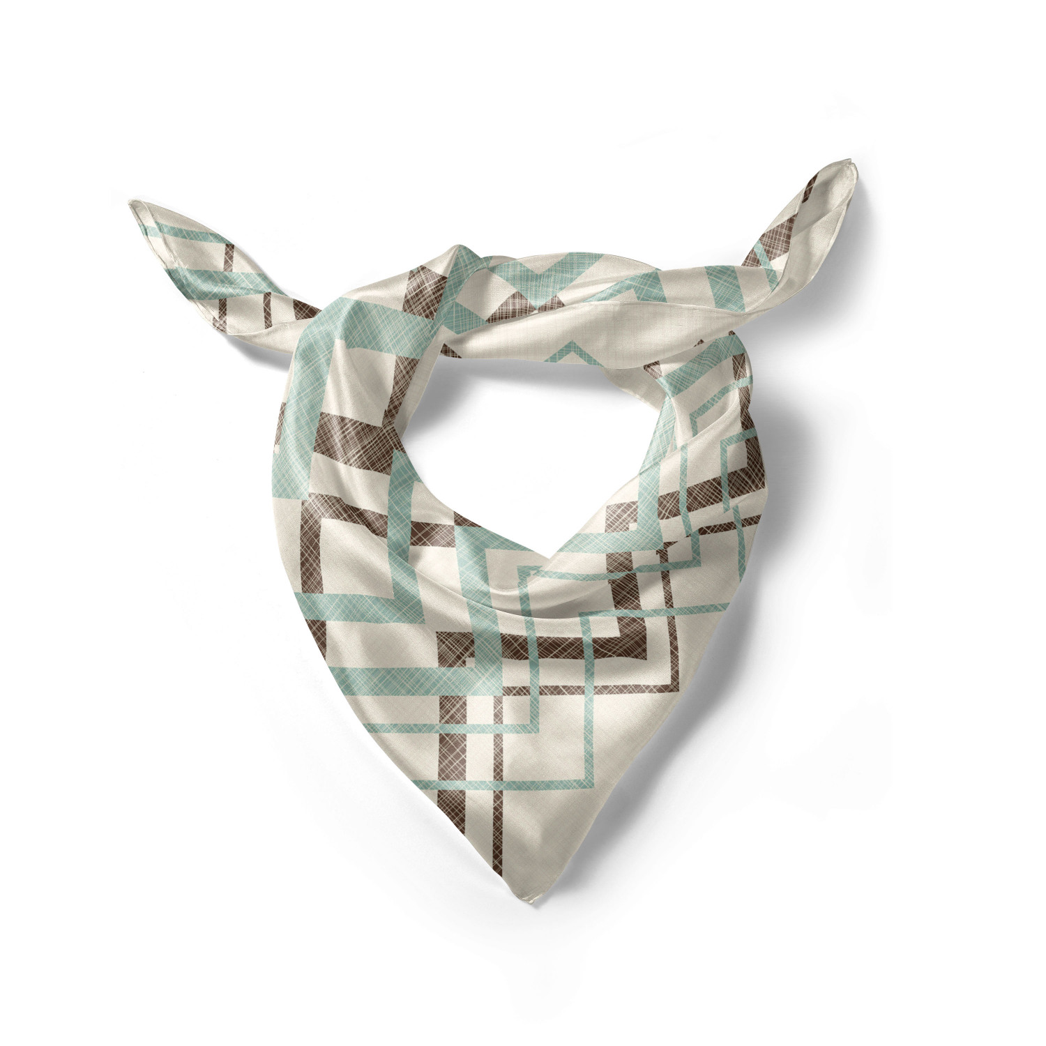 Ambesonne Chevron Zigzag Satin Hairscarf Head Wrap for Women in 3 Sizes - Picture 101 of 121