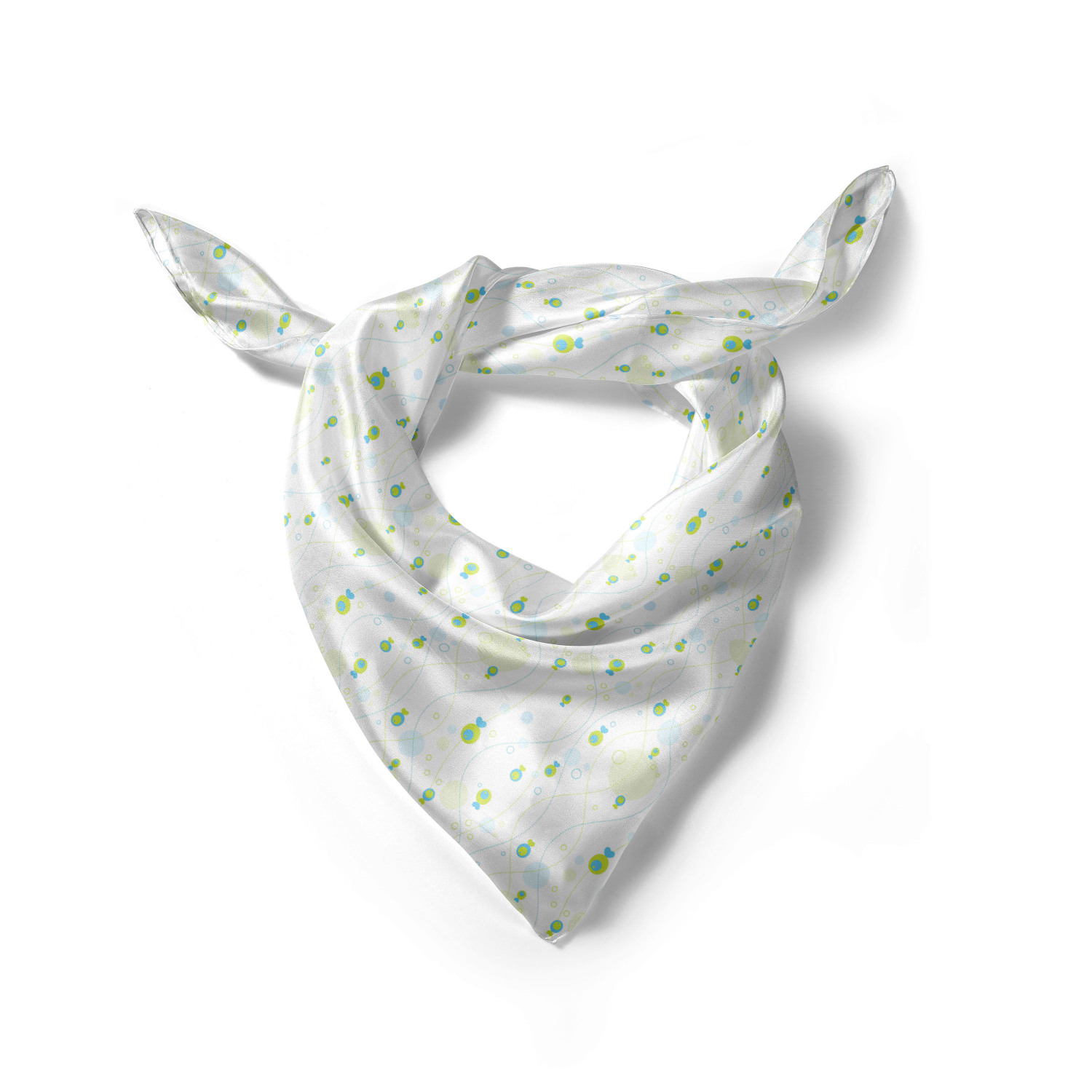Ambesonne Foulard per capelli in raso a tema pesce fascia per donna in 3 taglie - Foto 67 di 123