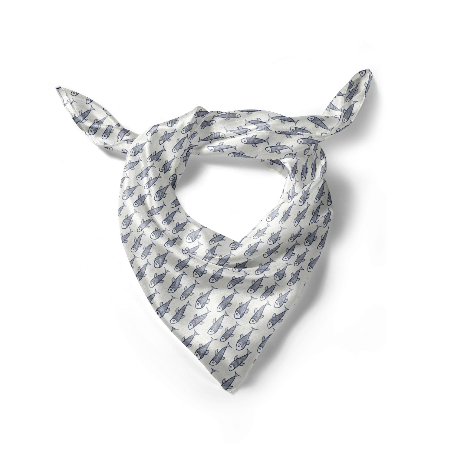 Ambesonne Foulard per capelli in raso a tema pesce fascia per donna in 3 taglie - Foto 15 di 123