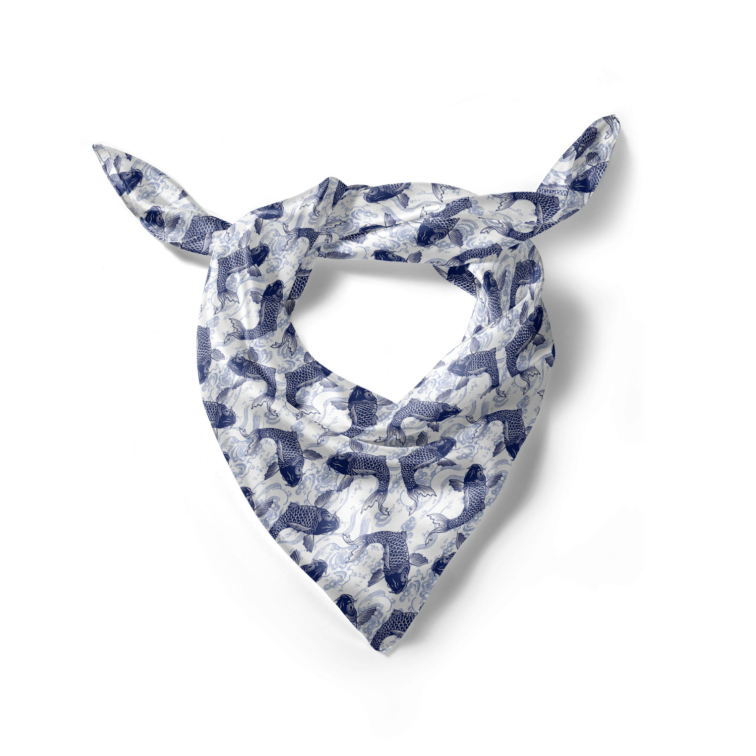 Ambesonne Foulard per capelli in raso a tema pesce fascia per donna in 3 taglie - Foto 41 di 123