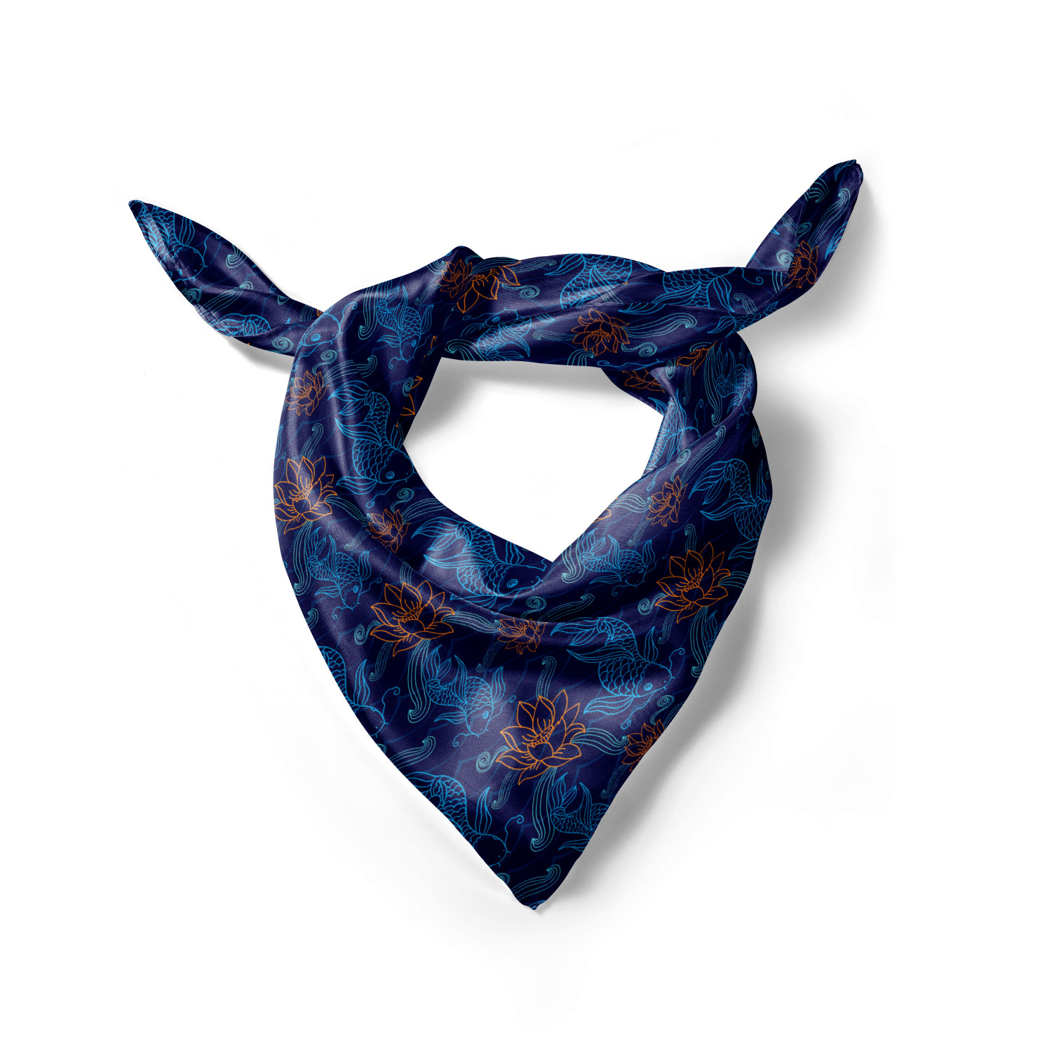 Ambesonne Foulard per capelli in raso a tema pesce fascia per donna in 3 taglie - Foto 77 di 123