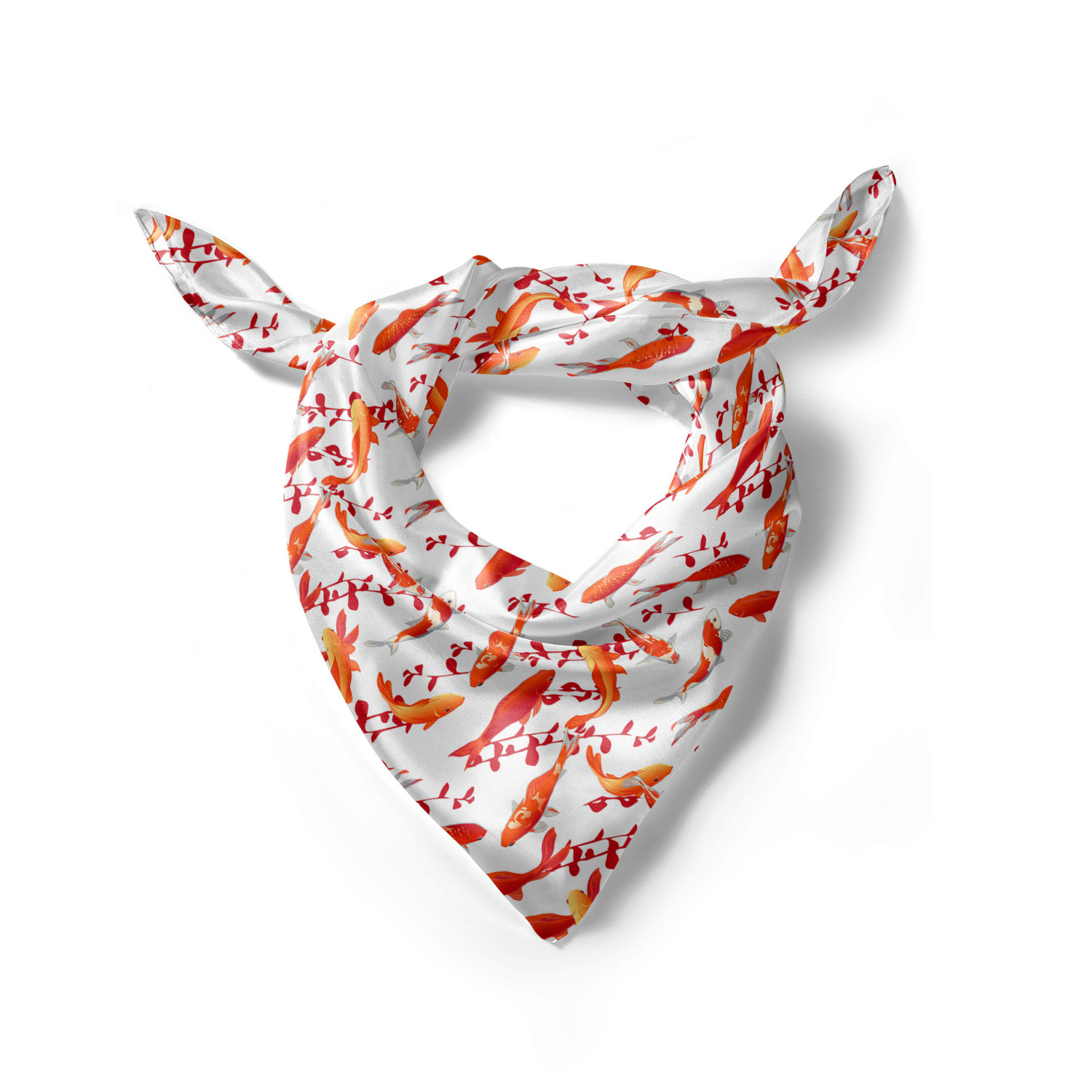 Ambesonne Foulard per capelli in raso a tema pesce fascia per donna in 3 taglie - Foto 79 di 123