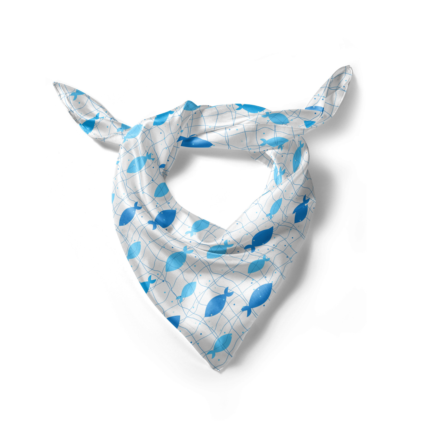 Ambesonne Foulard per capelli in raso a tema pesce fascia per donna in 3 taglie - Foto 53 di 123