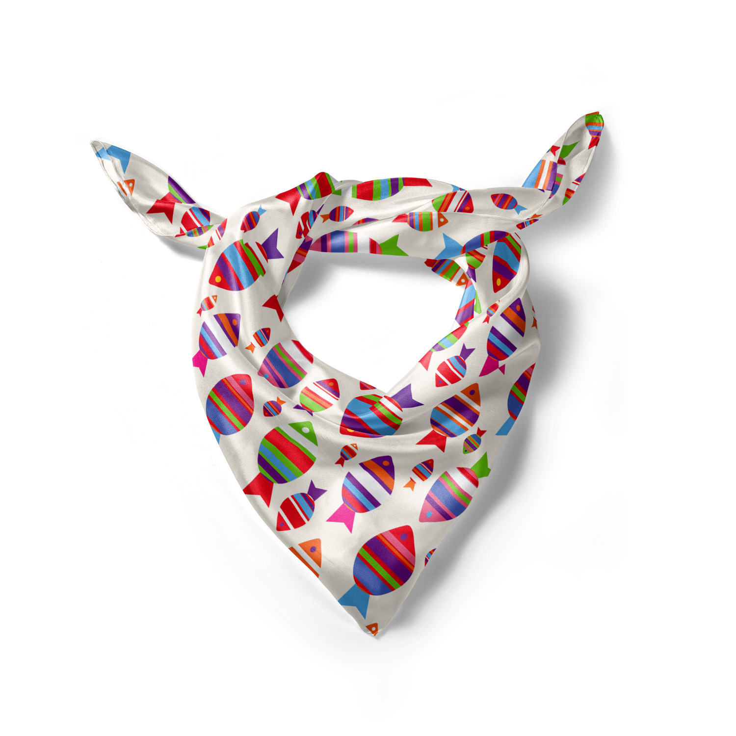 Ambesonne Foulard per capelli in raso a tema pesce fascia per donna in 3 taglie - Foto 119 di 123