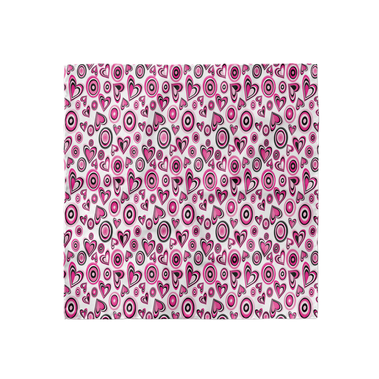Ambesonne Love Theme Satin Hairscarf Head Wrap for Women in 3 Sizes - Picture 76 of 123