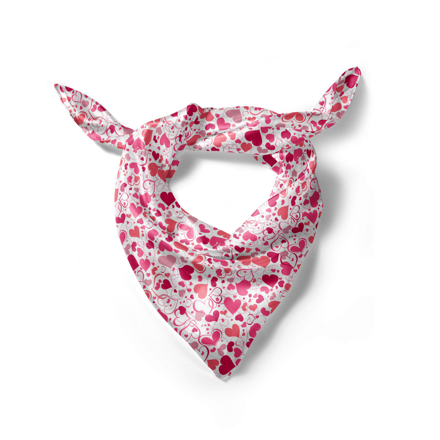 Ambesonne Love Theme Satin Hairscarf Head Wrap for Women in 3 Sizes - Picture 81 of 123