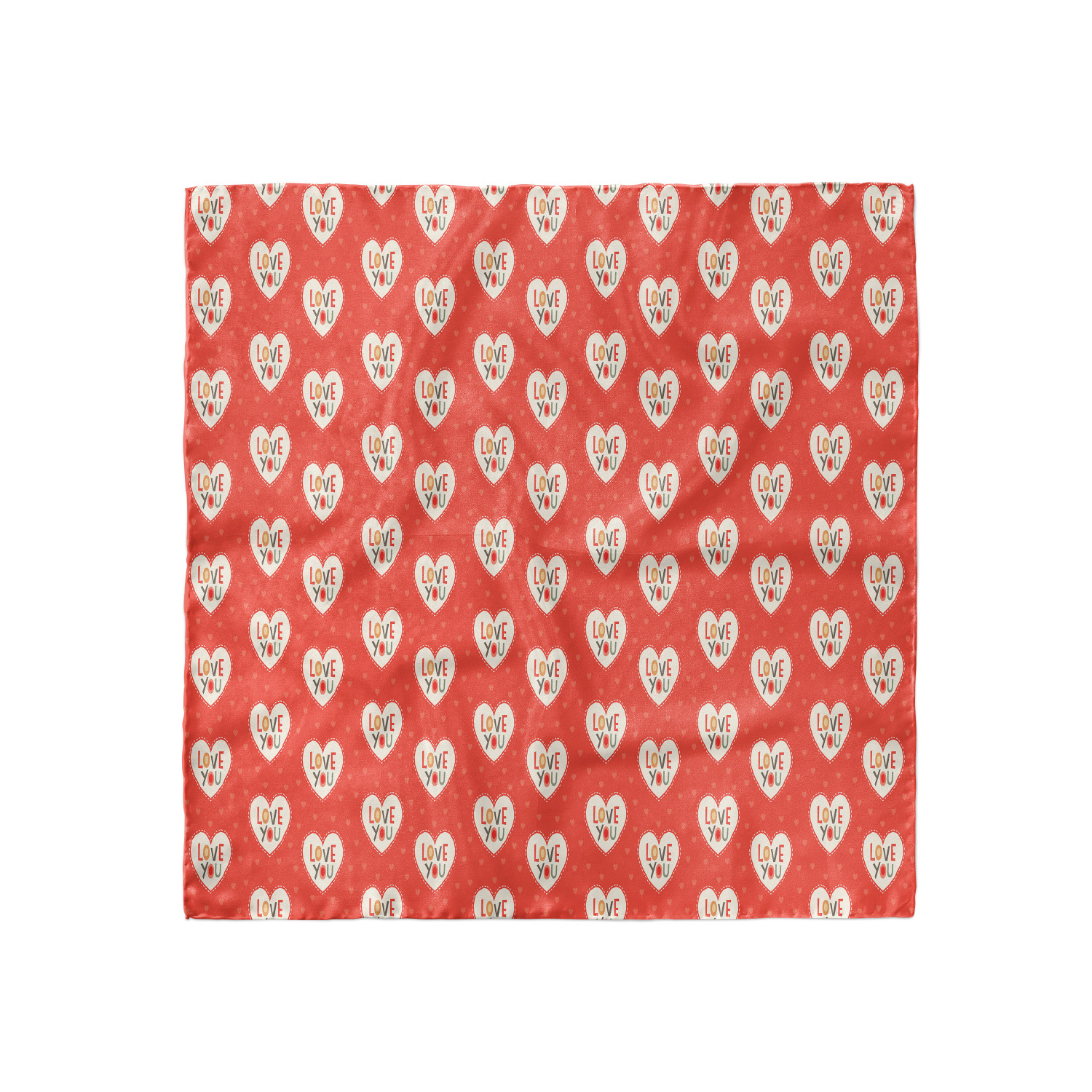 Ambesonne Love Theme Satin Hairscarf Head Wrap for Women in 3 Sizes - Picture 58 of 123